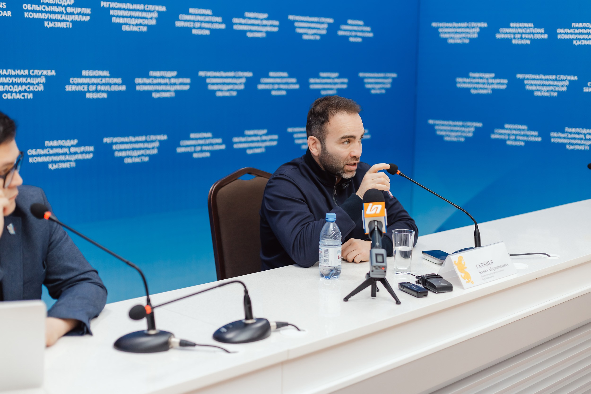 Пресс-конференция Камиля Гаджиева. Кипятком Павлодар