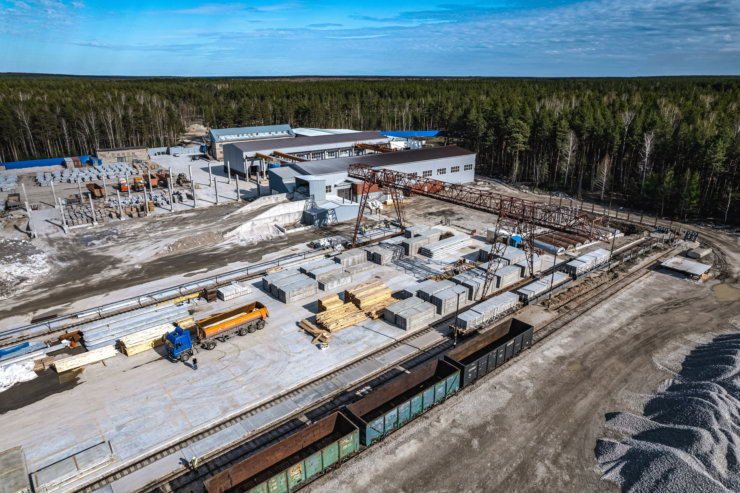 Аэрофотосъемка производства компании Стройтехно. Дмитрий Судаков, фотограф в Екатеринбурге и Москве