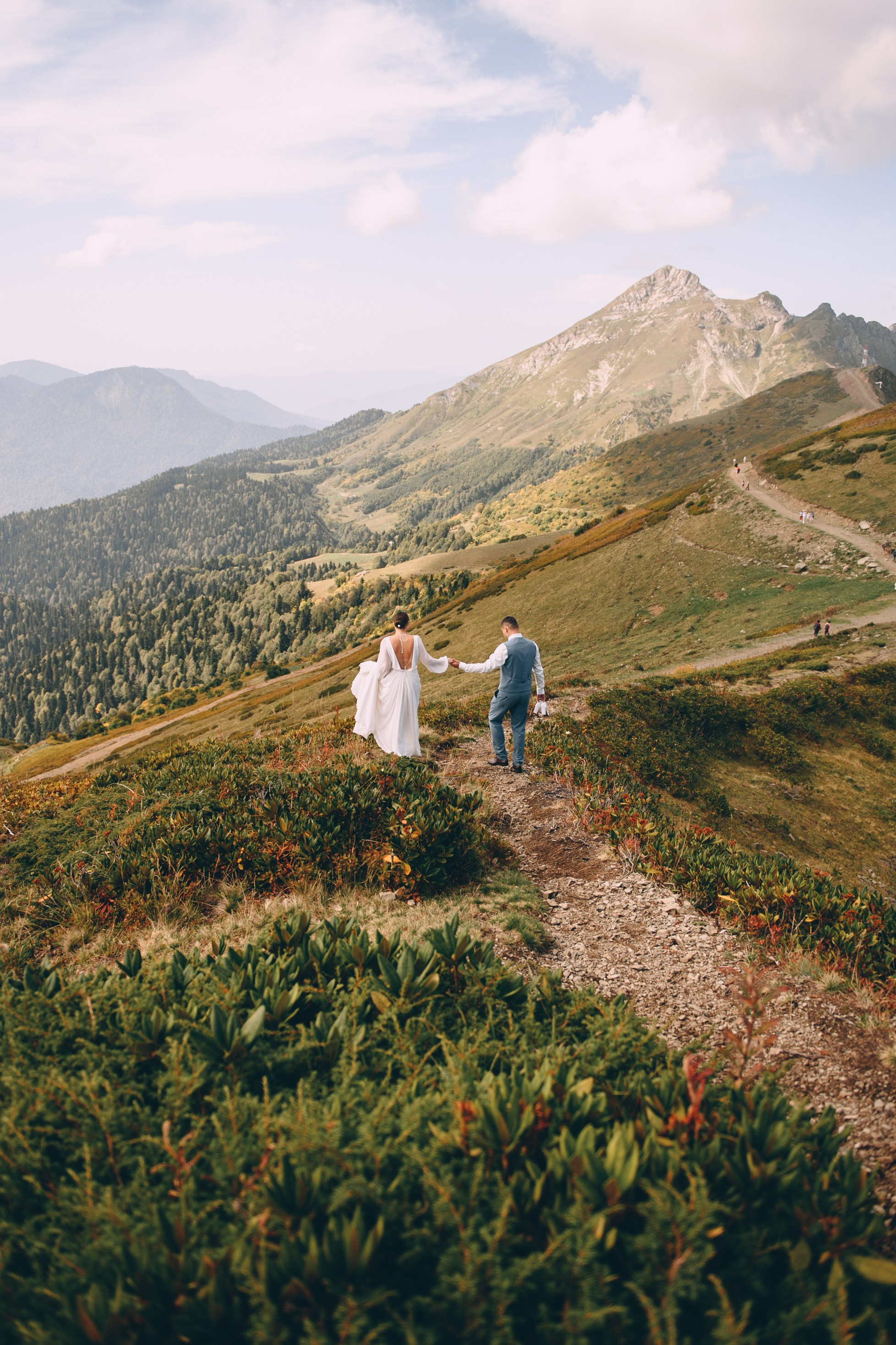 Выше облаков. Роза Пик 2320 м. Свадебный и семейный фотограф София Невская