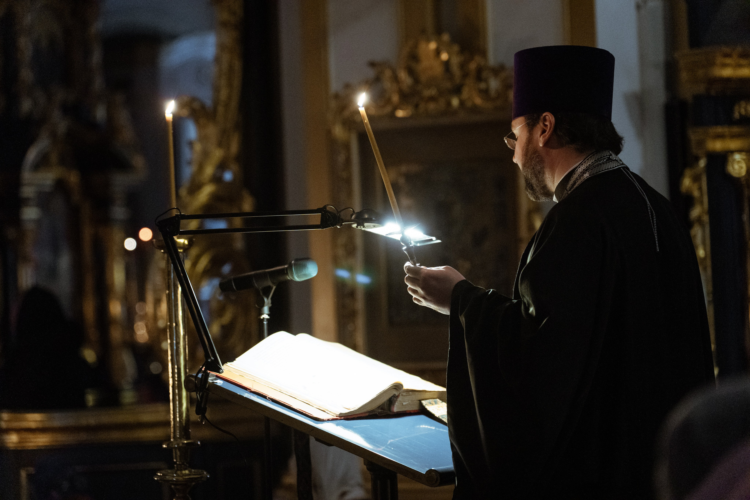 Великое повечерие с чтением Великого покаянного канона преп. Андрея Критского. НИКОЛО-БОГОЯВЛЕНСКИЙ МОРСКОЙ СОБОР