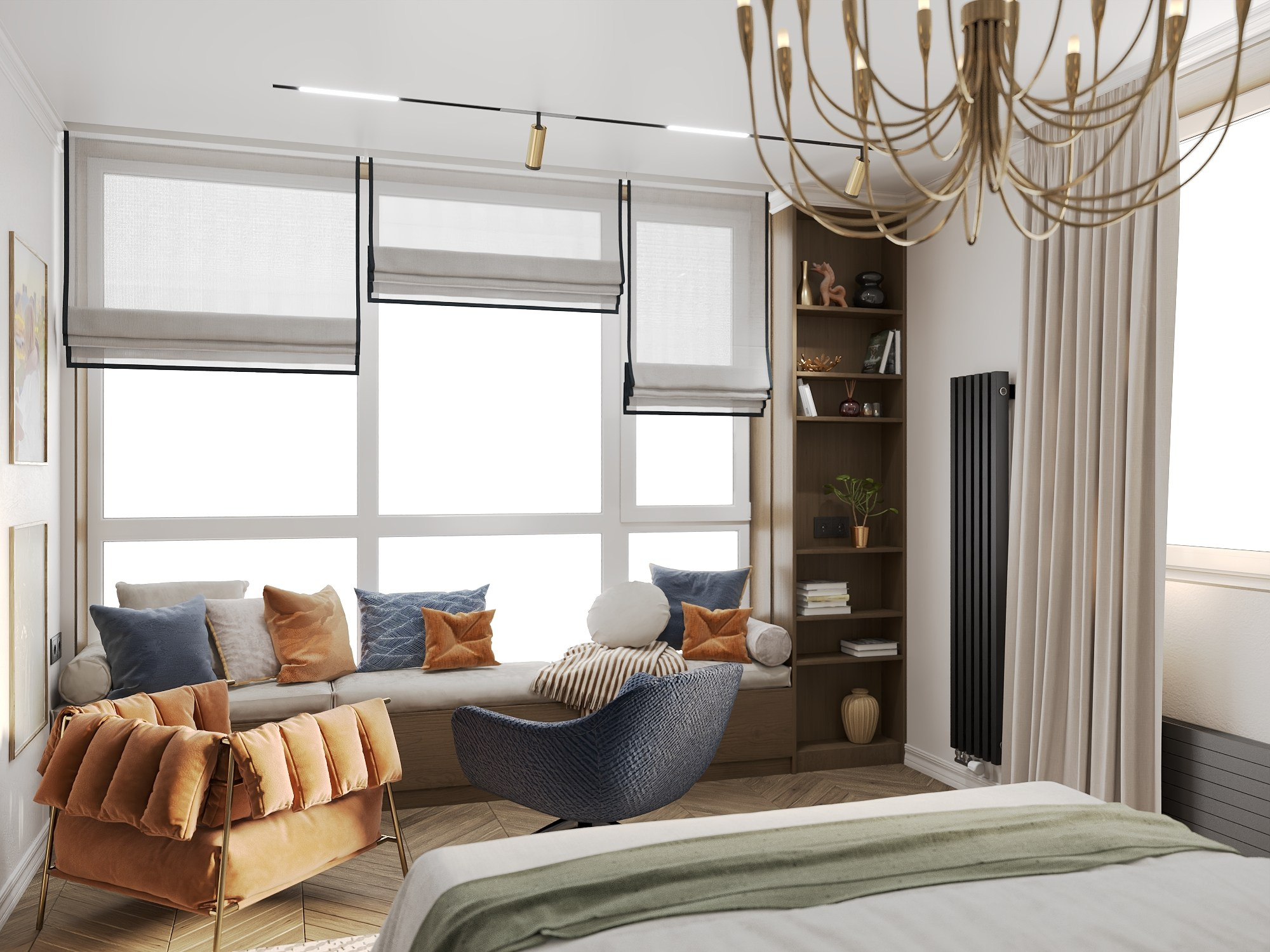 ЖК Discovery Residence, квартира 82,6 м². БК студия дизайна интерьера