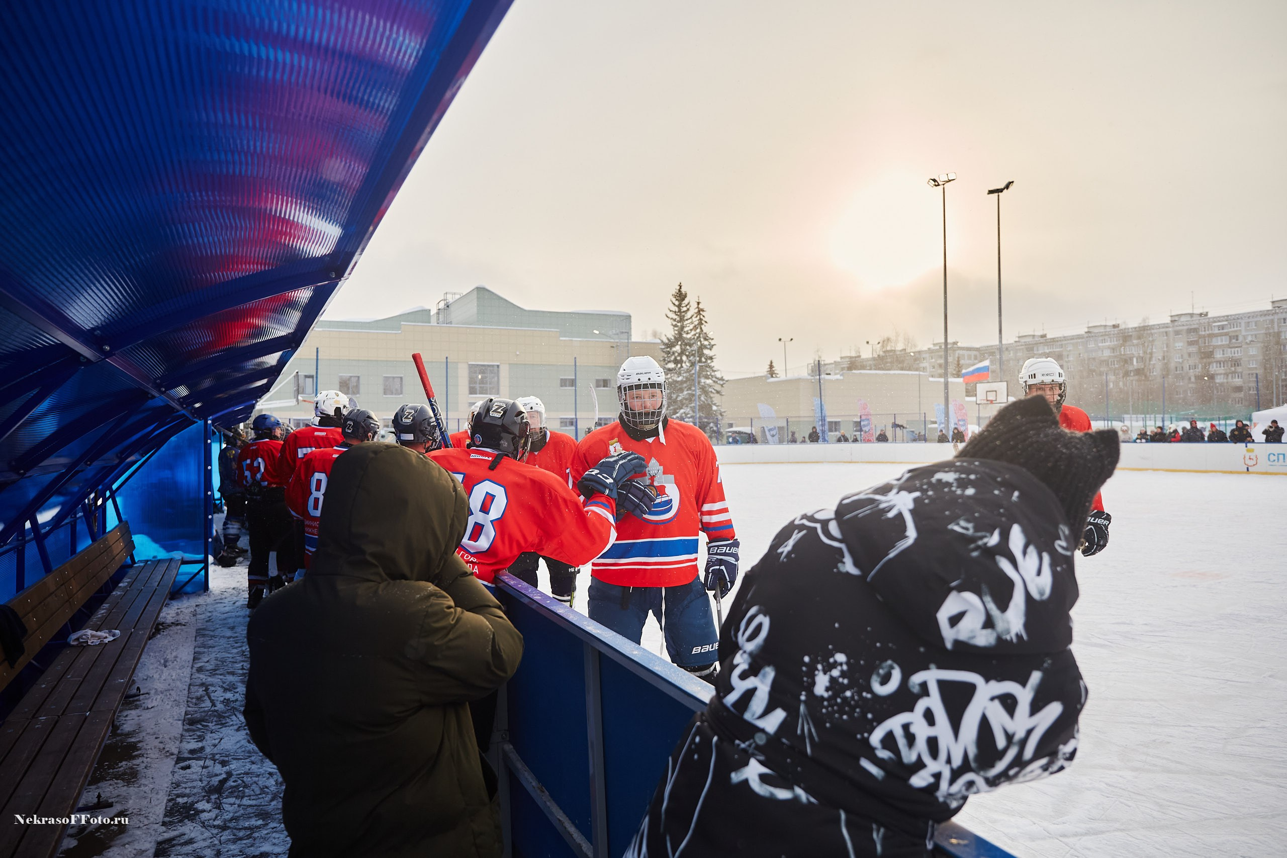 Турнир по хоккею «Русская классика» в рамках Офицерской хоккейной лиги. Спортивный фотограф Некрасов Денис