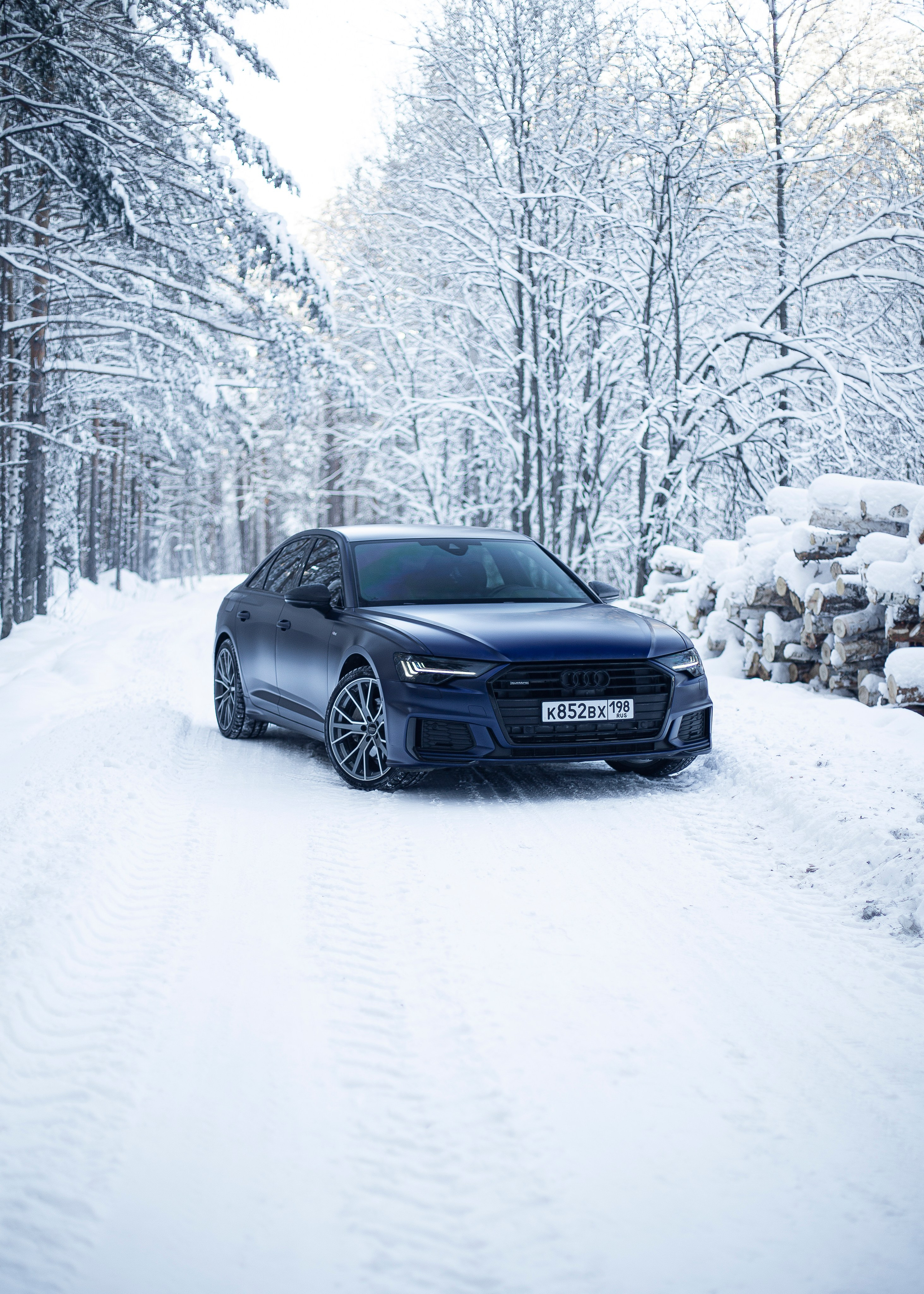 Audi A6 Winter mode. Автомобильный фотограф в Екатеринбурге Сергей Эндерс