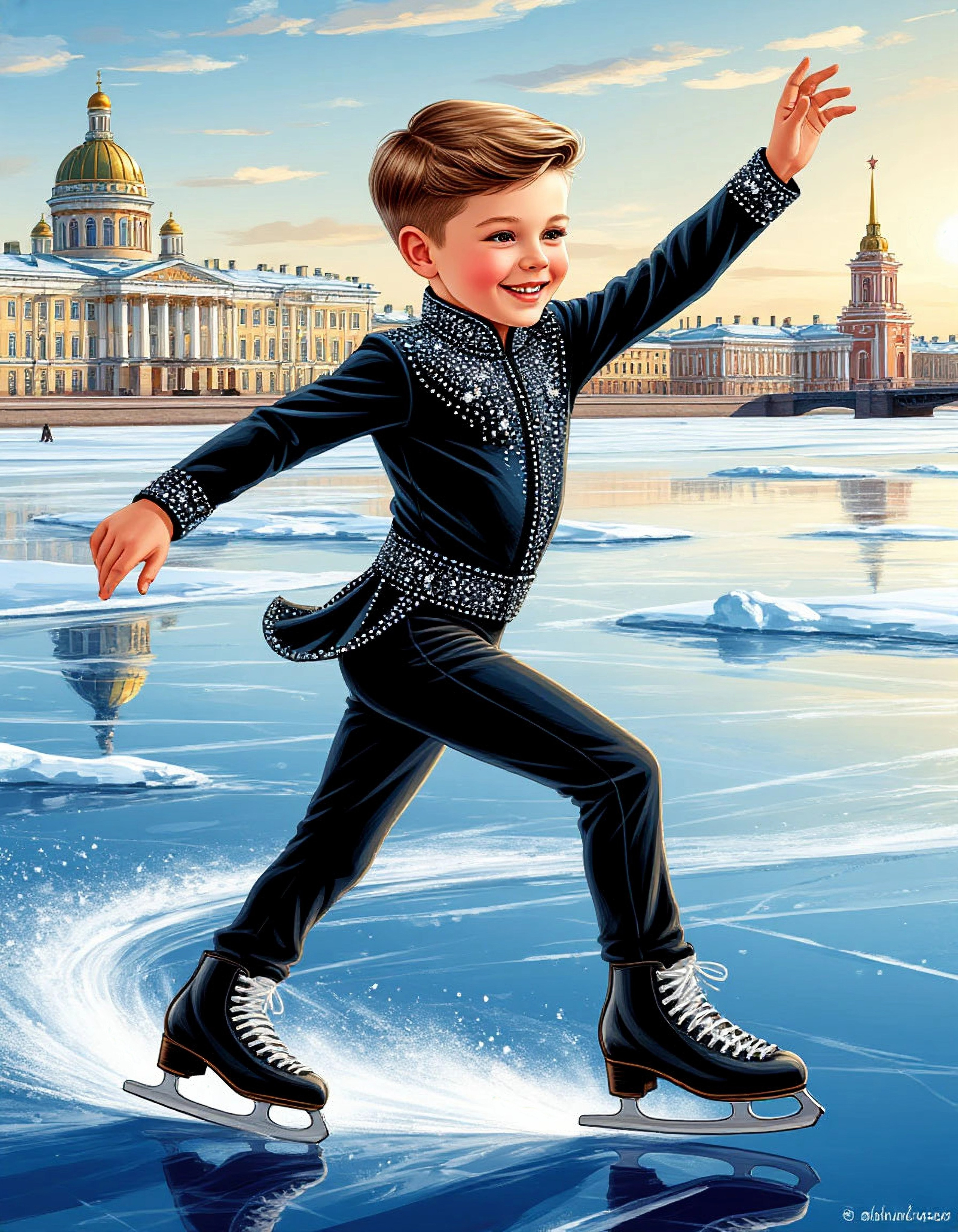 ФК мальчики с ФОНОМ. Фигурное катание для взрослых и детей на Васильевском 🌟