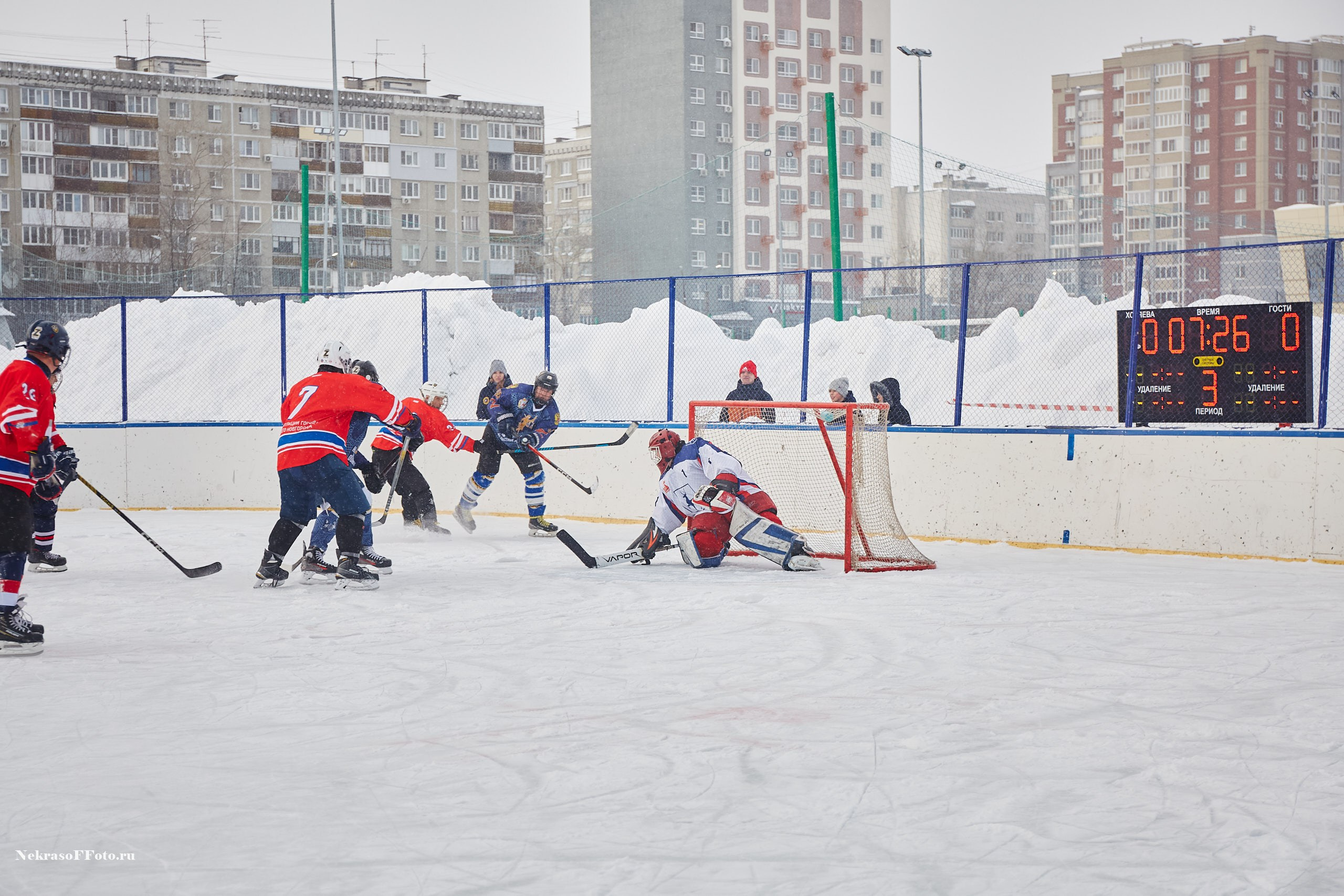 Турнир по хоккею «Русская классика» в рамках Офицерской хоккейной лиги. Спортивный фотограф Некрасов Денис