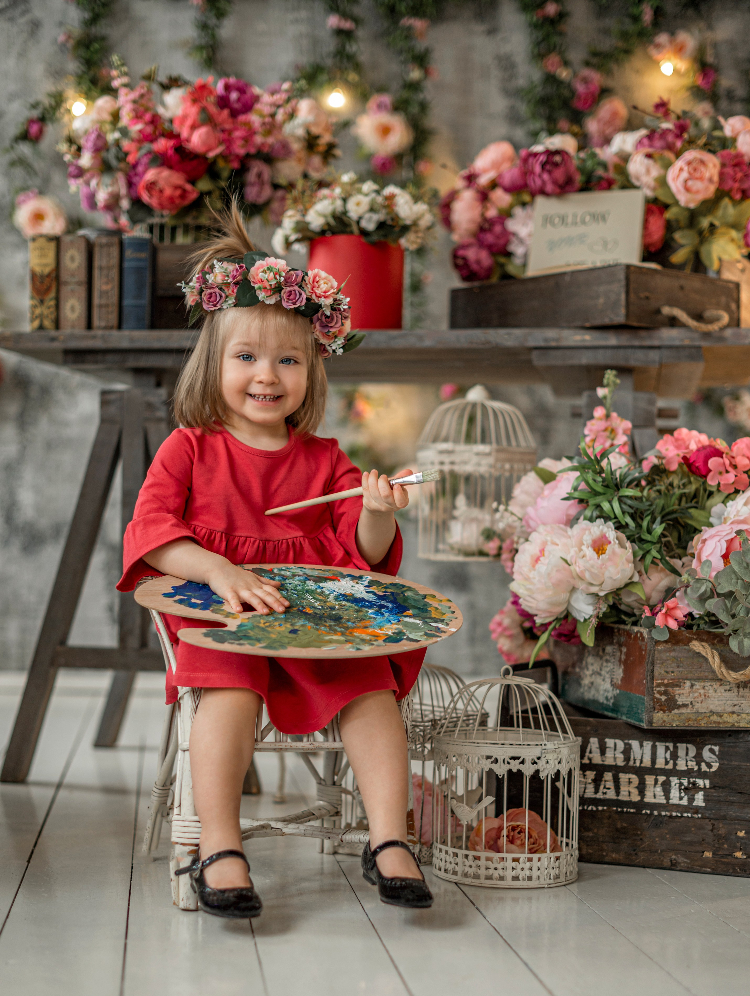 фотосессия на два годика девочке