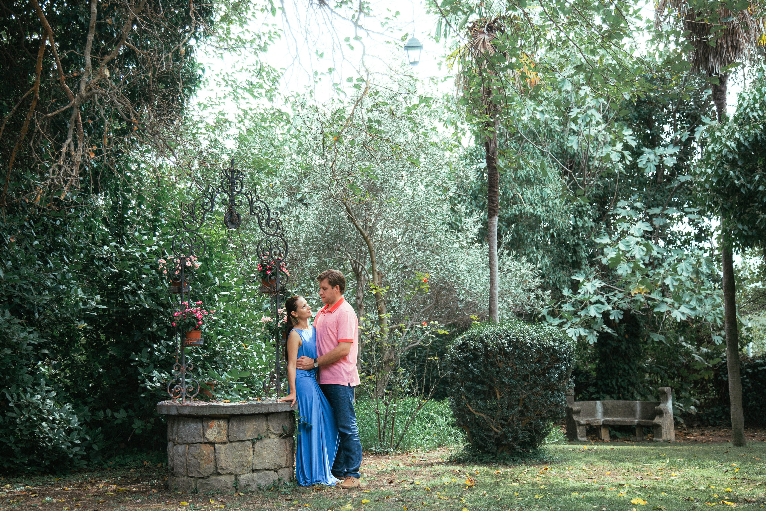 Фотосессия Дениса и Ирины на вилле в Греции. Фотограф — Евгений Свистков