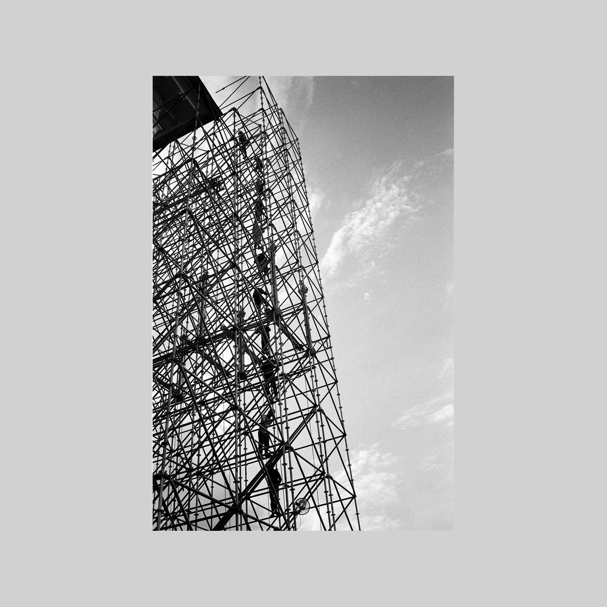 Construction works for theater festival (St Petersbu