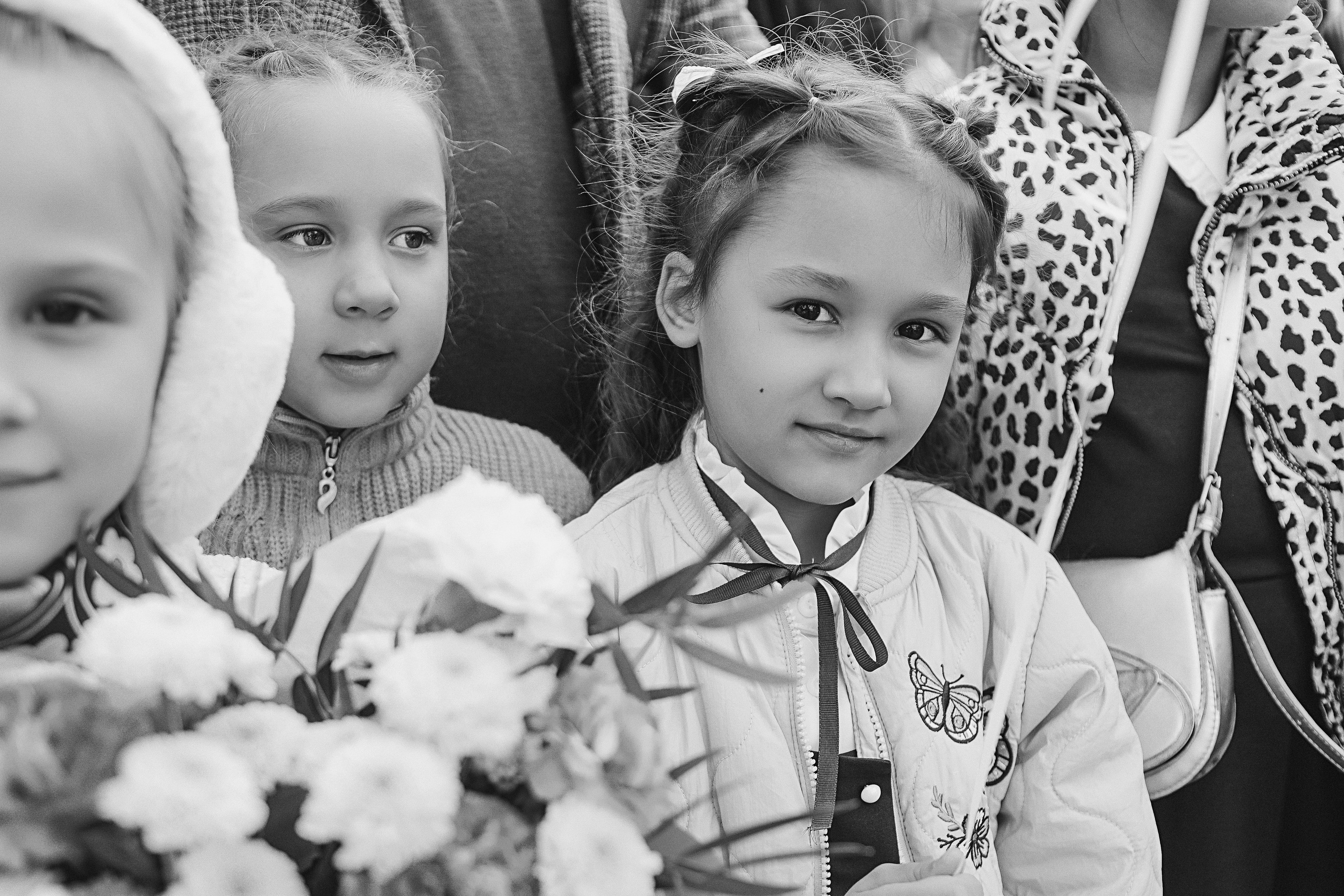 1 сентября линейка+кл час+портреты. Семейный фотограф Тюмень, фотограф на роды Салмина Мария