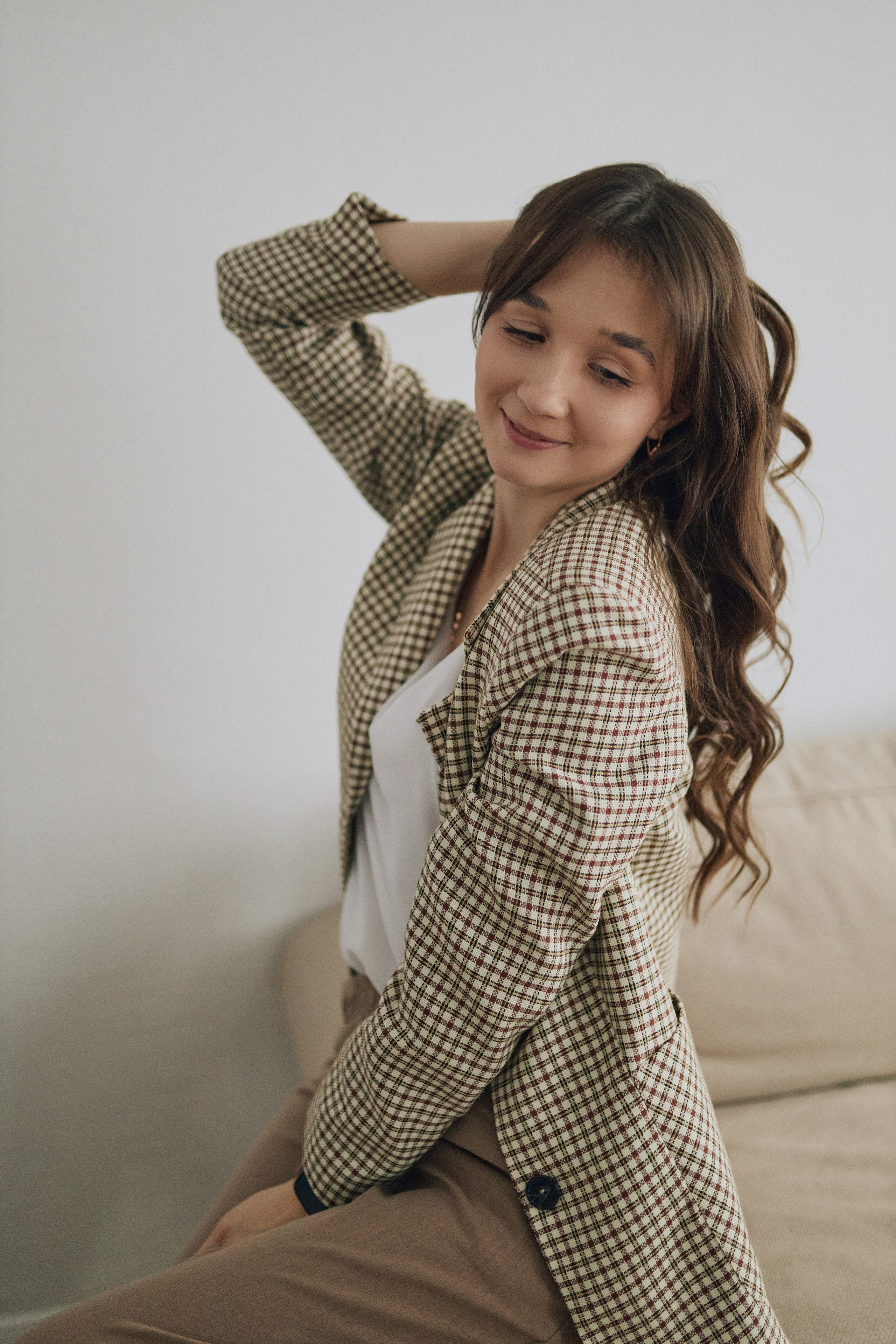 Студийная фотосессия мамы и дочки. Алина Каравайцева. Фотограф в городе Барнаул