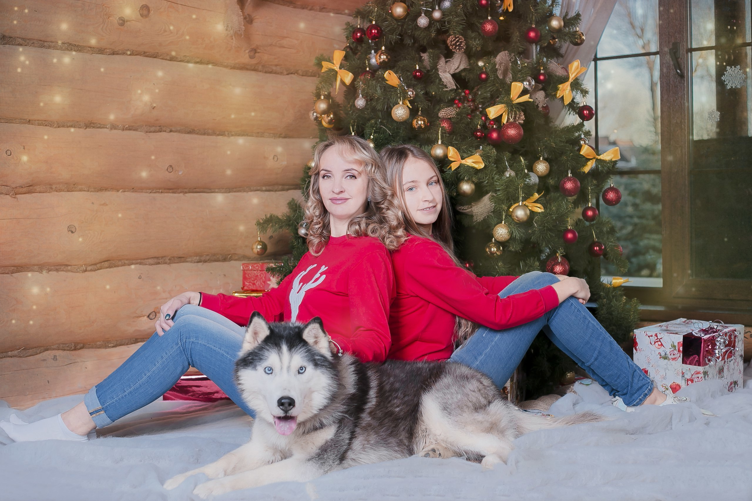 Новогодний фотопроект 2018,Новогодние фотосессии, Деревянная усадьба. Свадебный и семейный профессиональный фотограф в Ростове-на-Дону , Кри