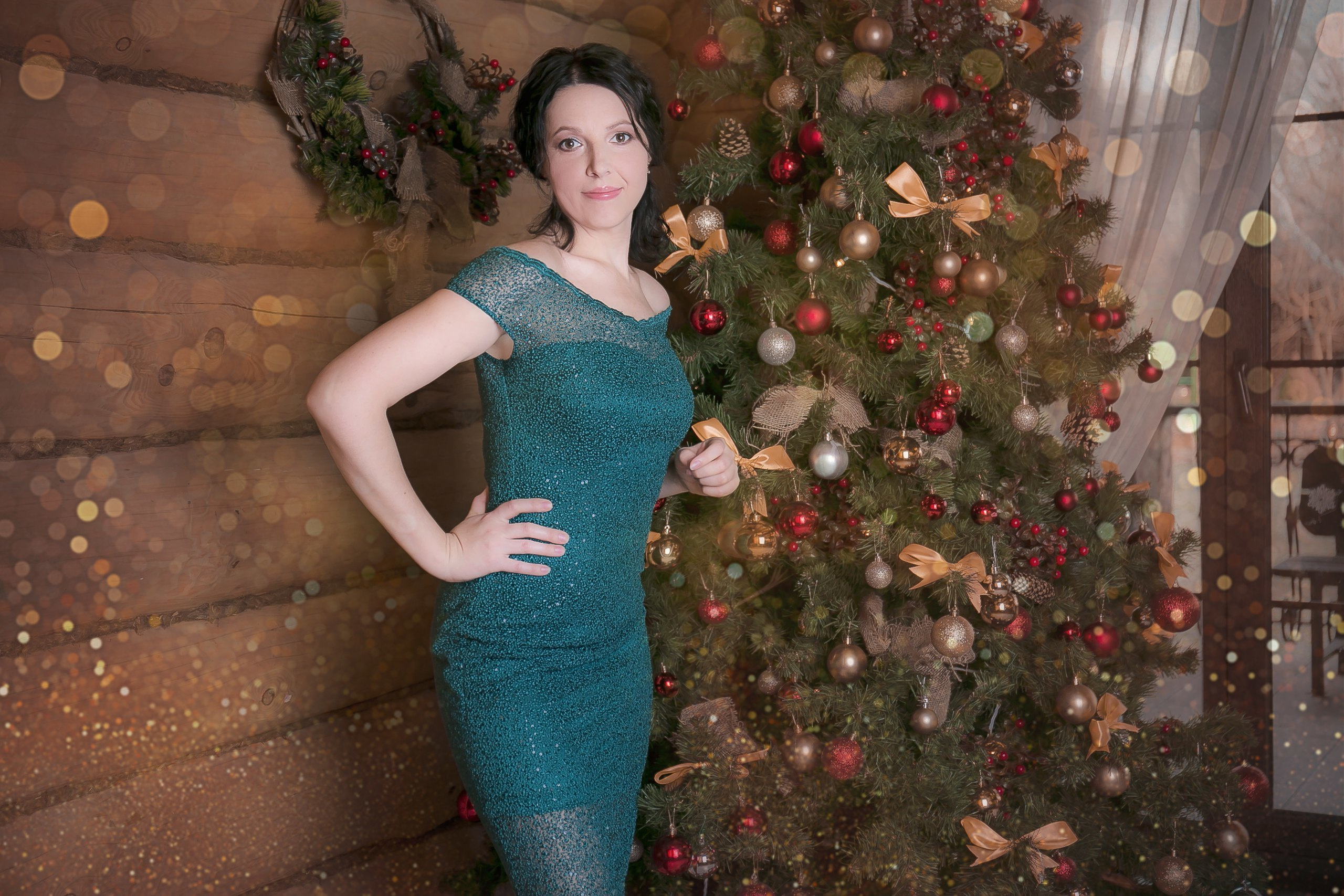 Новогодний фотопроект 2018,Новогодние фотосессии, Деревянная усадьба. Свадебный и семейный профессиональный фотограф в Ростове-на-Дону , Кри