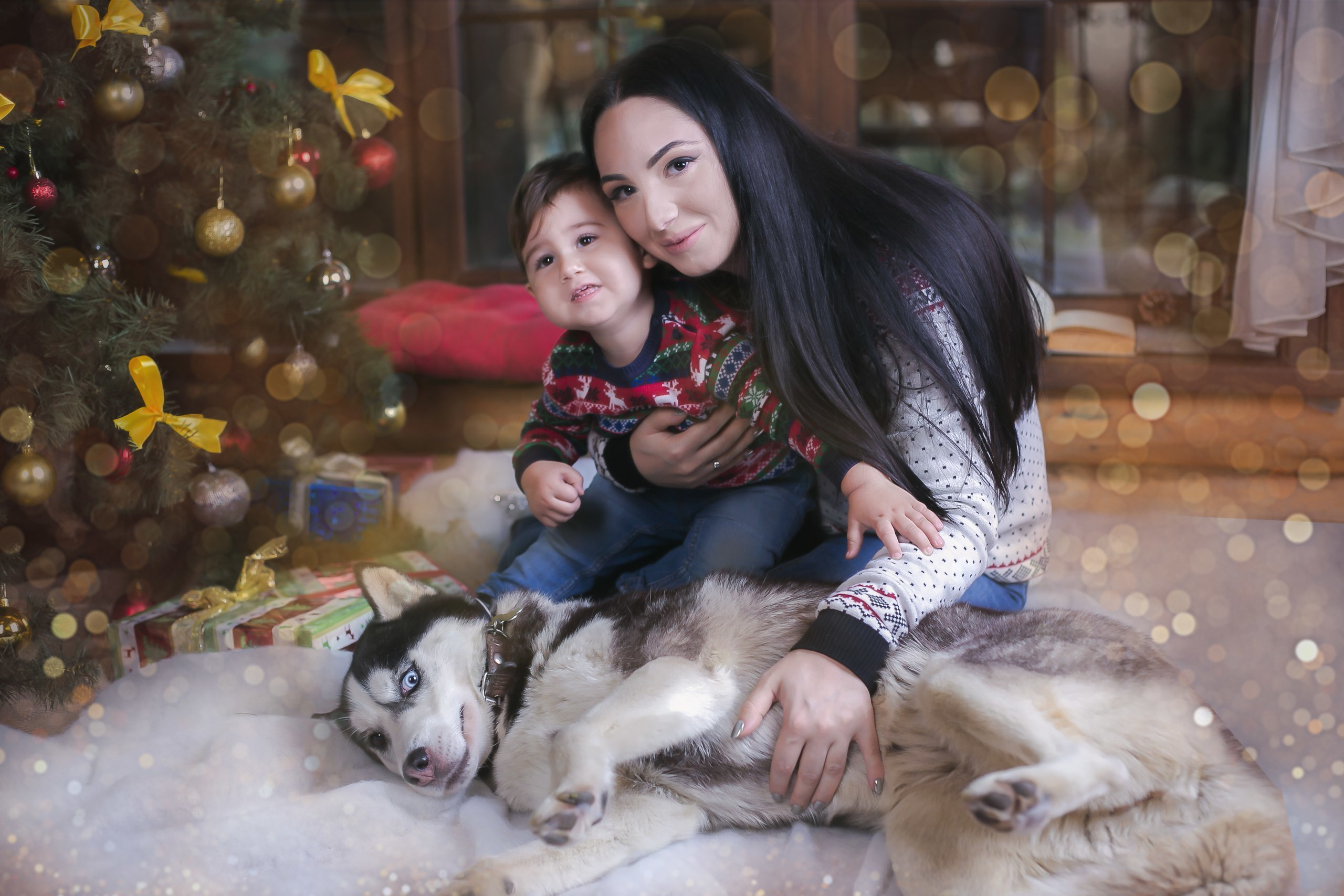 Новогодний фотопроект 2018,Новогодние фотосессии, Деревянная усадьба. Свадебный и семейный профессиональный фотограф в Ростове-на-Дону , Кри