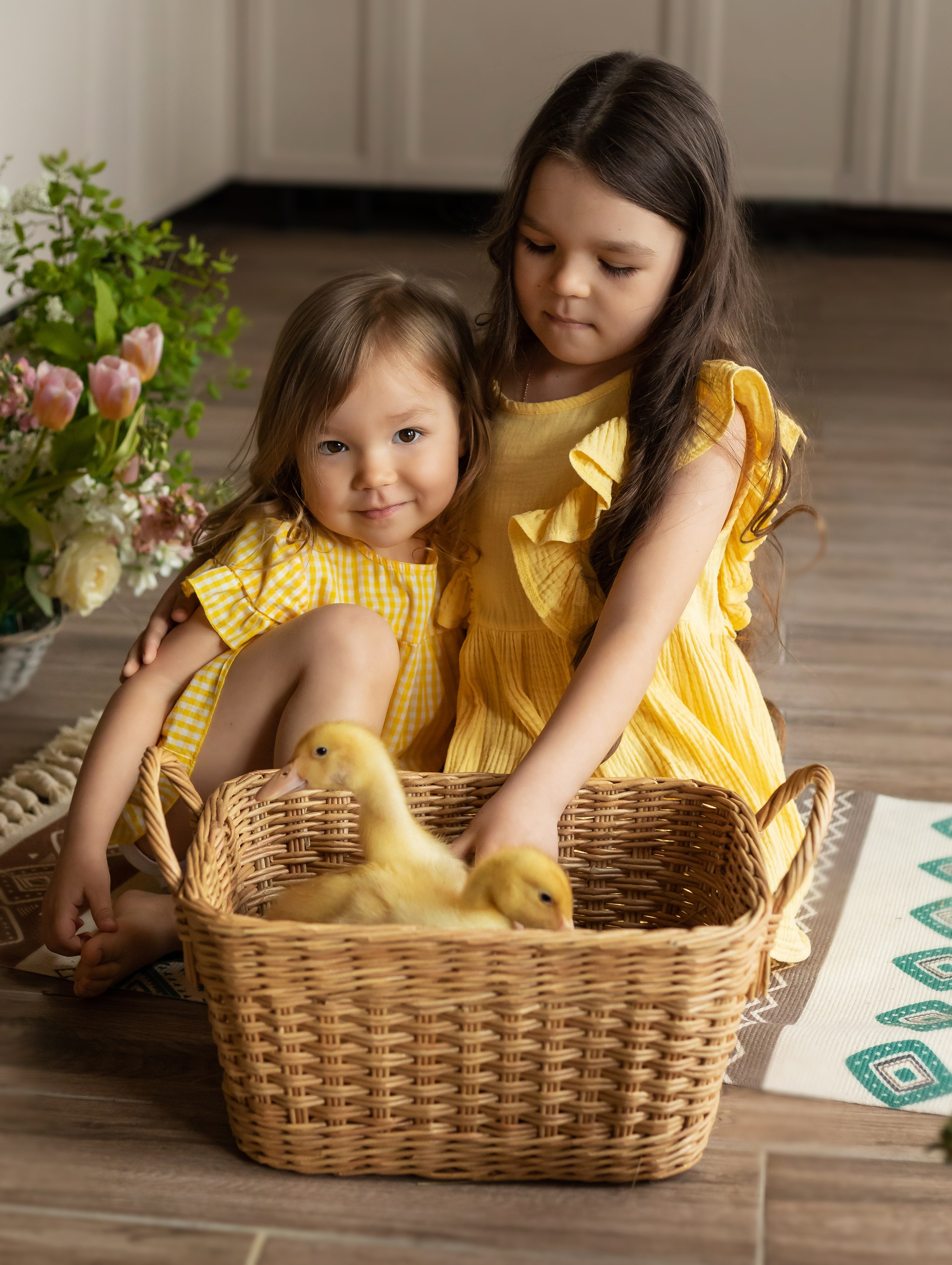 Фотосесии с Утятами и Кроликами (Пасхальные Фотосессии). Семейный и Детский фотограф в Москва Скворцова Татьяна