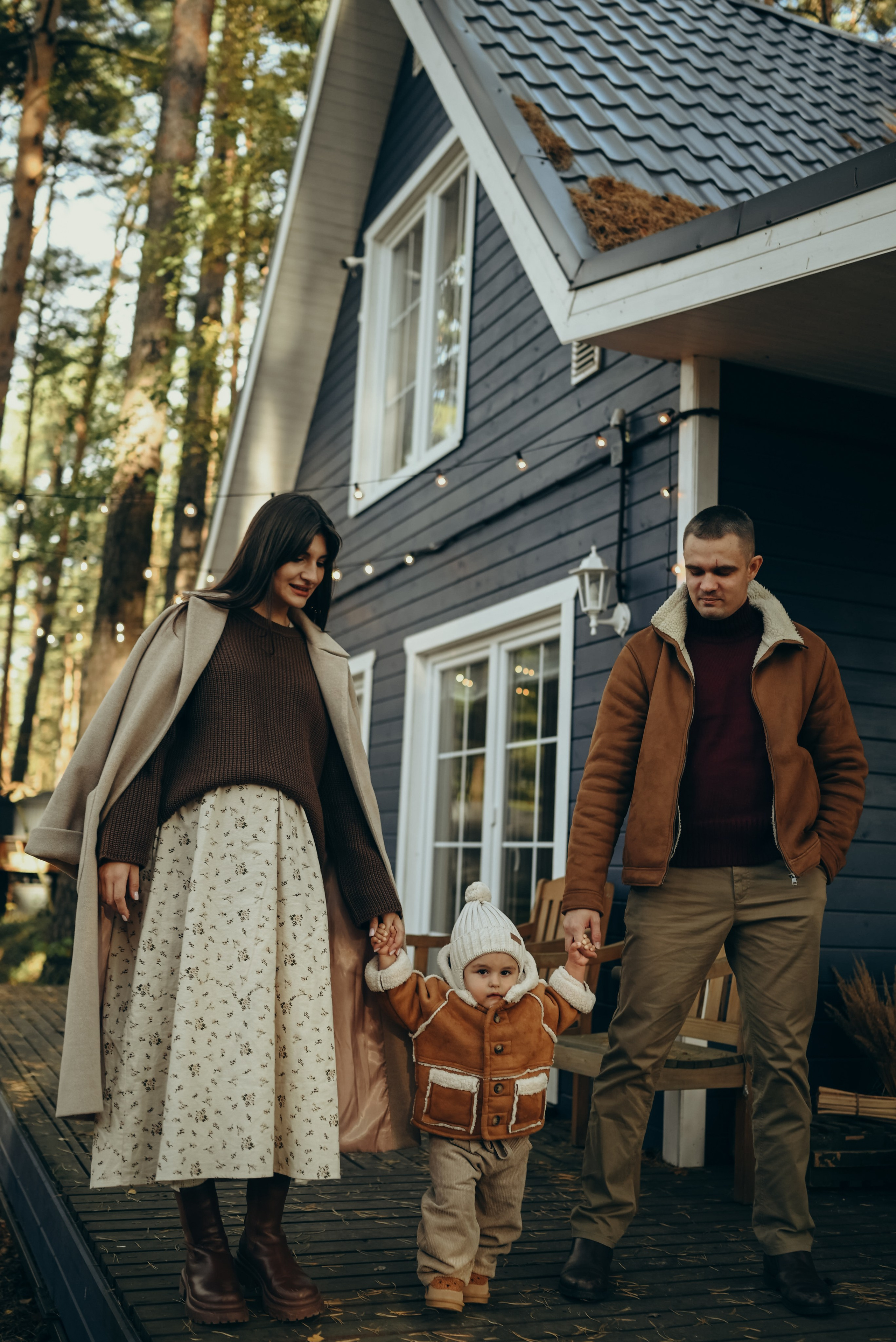 Дача осенью. Семейный фотограф в Москве Люберцах Ирина Вронская