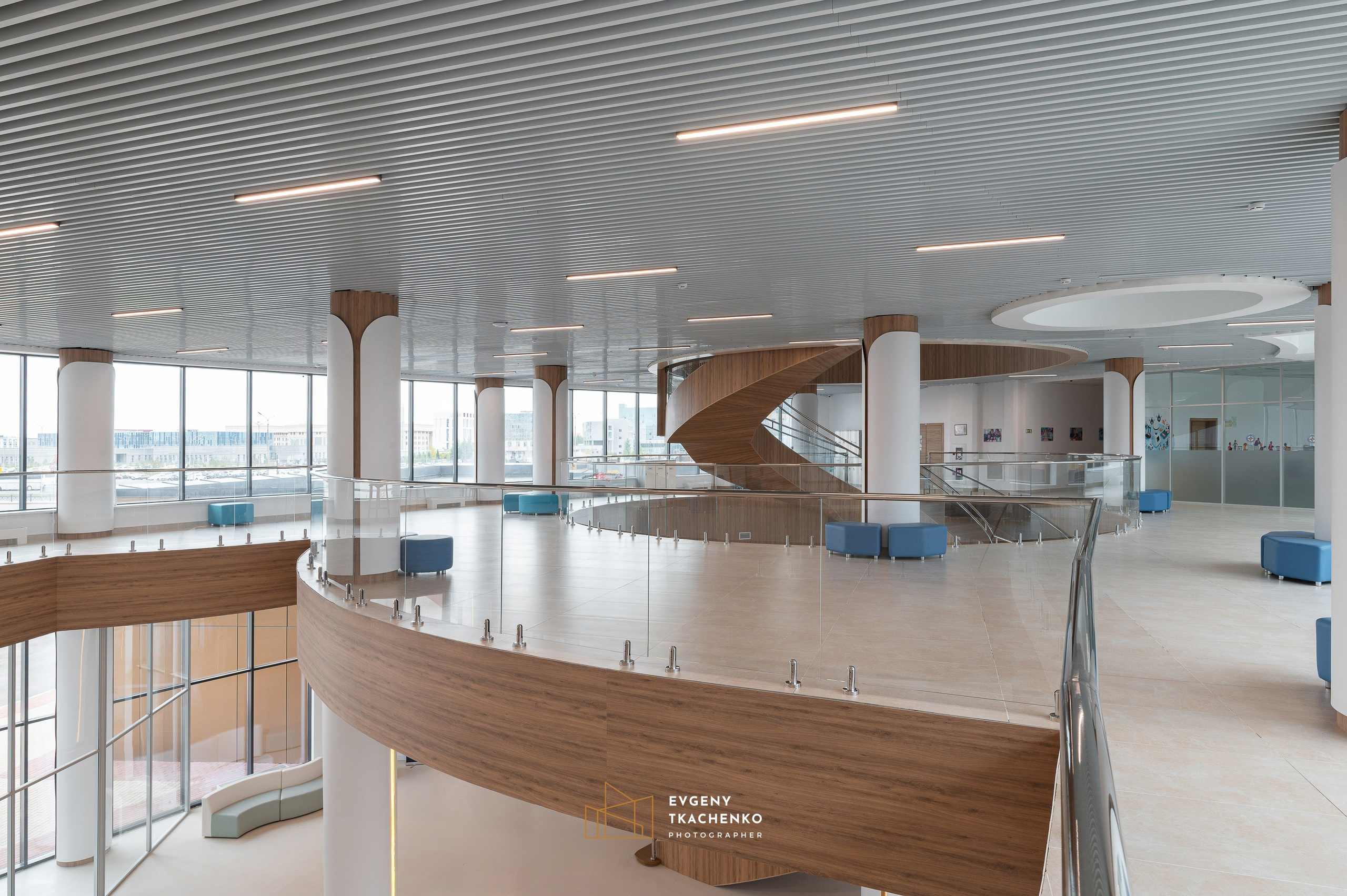 Kazakhstan International School, г. Астана. Архитектурный и интерьерный фотограф в Казахстане