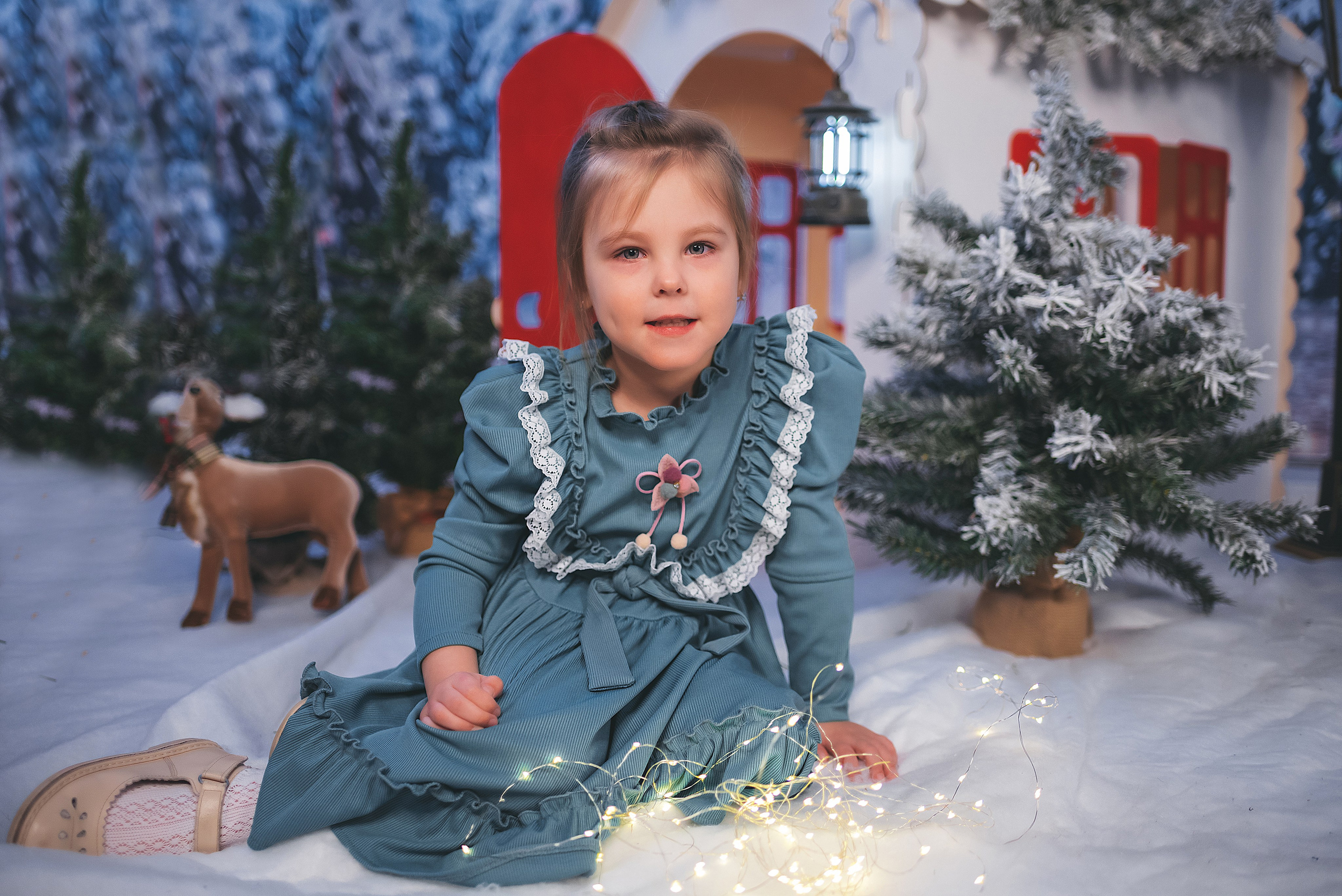 Проект «Новогодний домик». Семейный и детский фотограф в Тейково