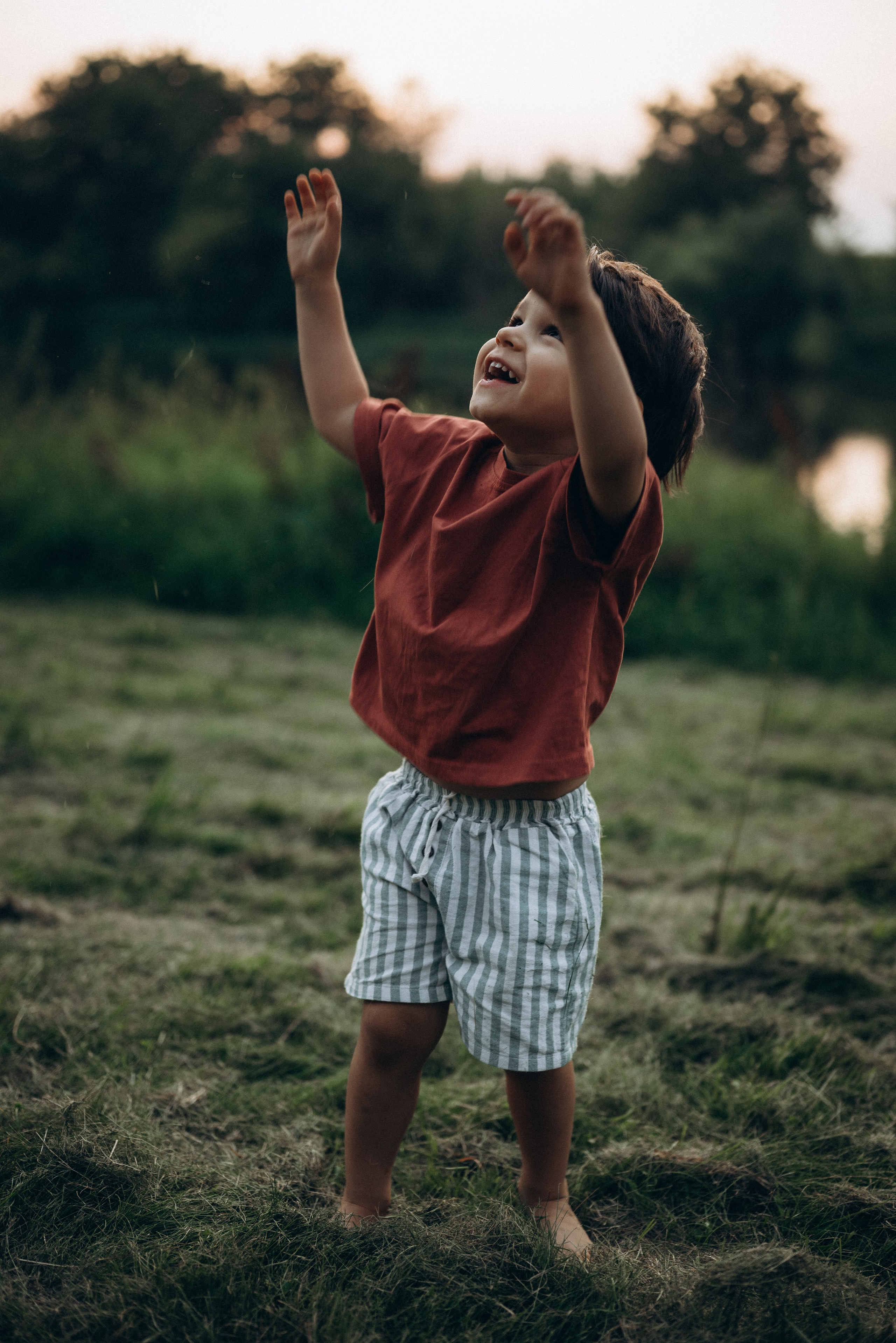 Игры на закате. Семейный фотограф в Москве Дарья Пузикова