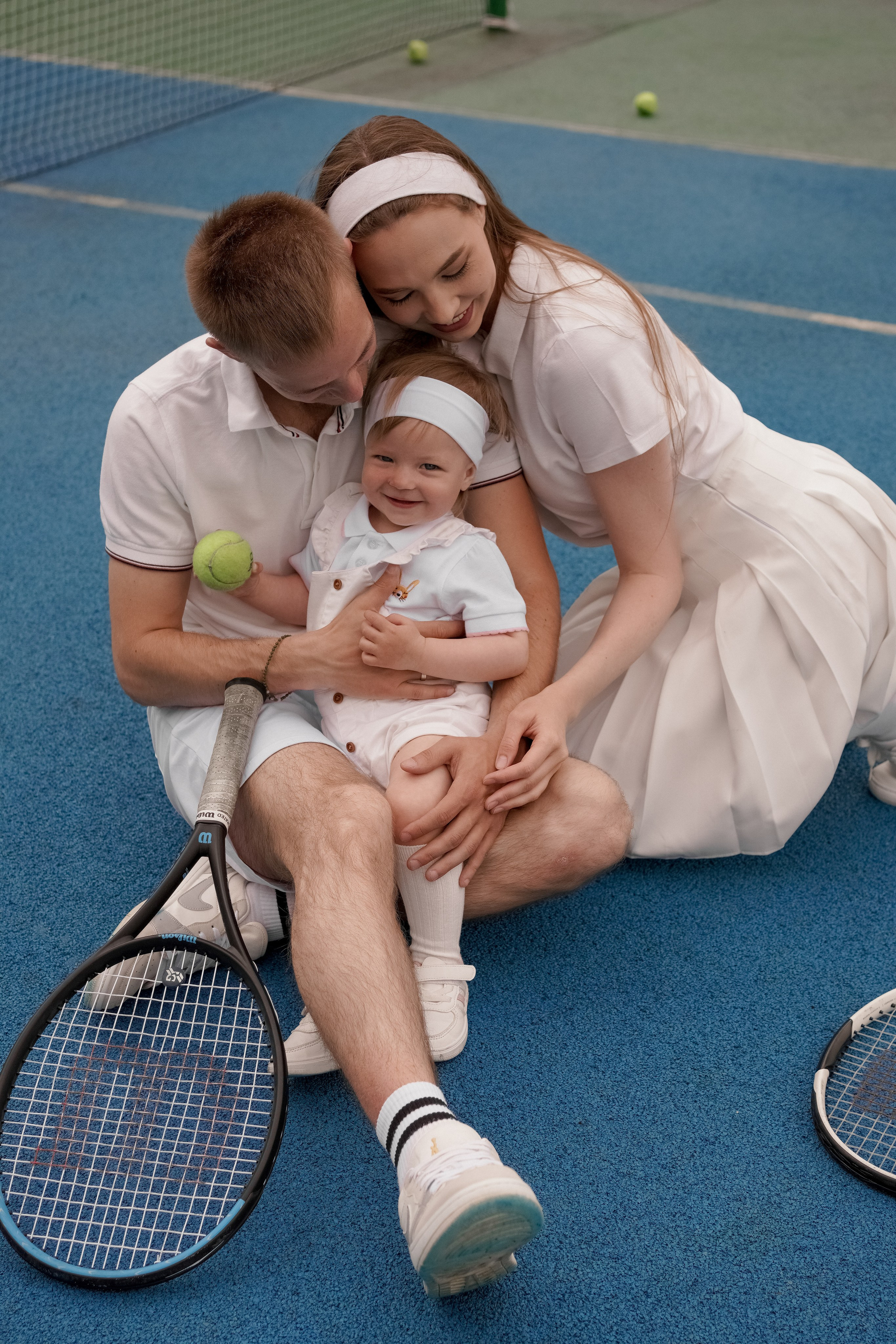 Теннис с семьей. Свадебный и семейный фотограф Афанасьева Анна в Кисловодске
