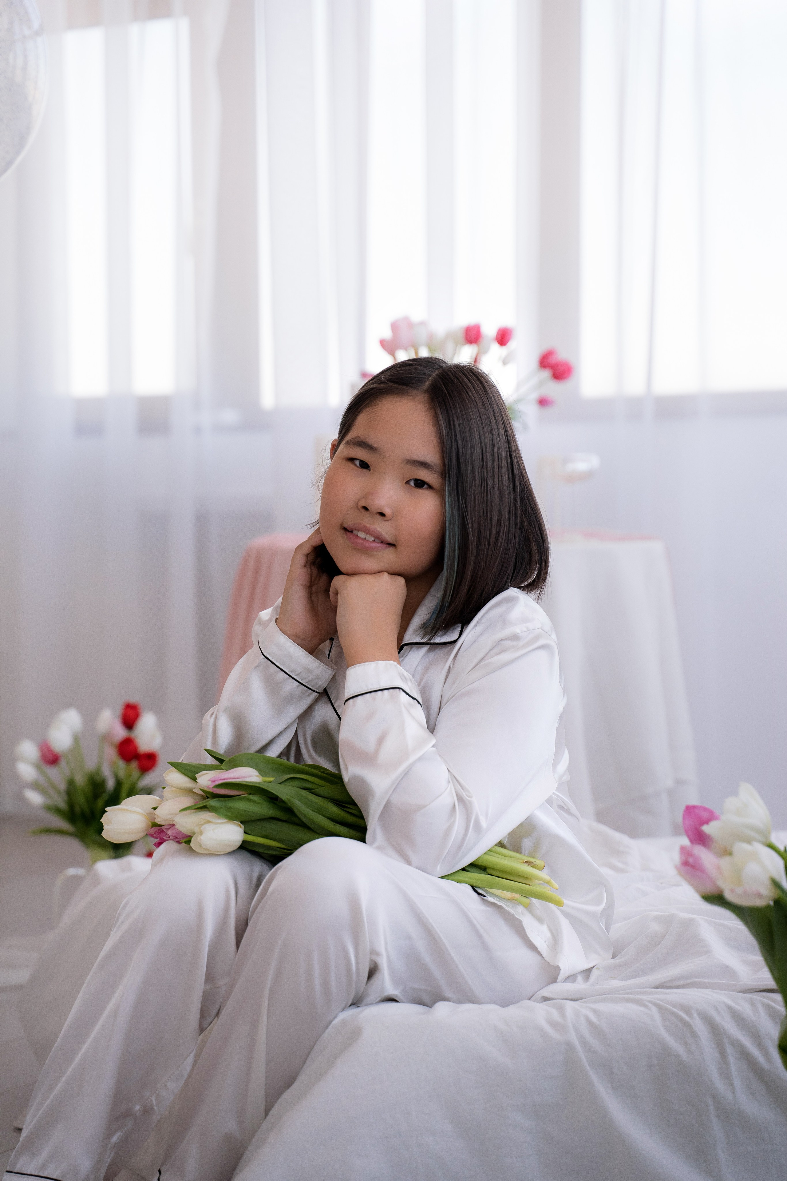 Тюльпановое настроение. Фотостудия Малина в городе Улан-Удэ. Фотограф Ирина Жарникова