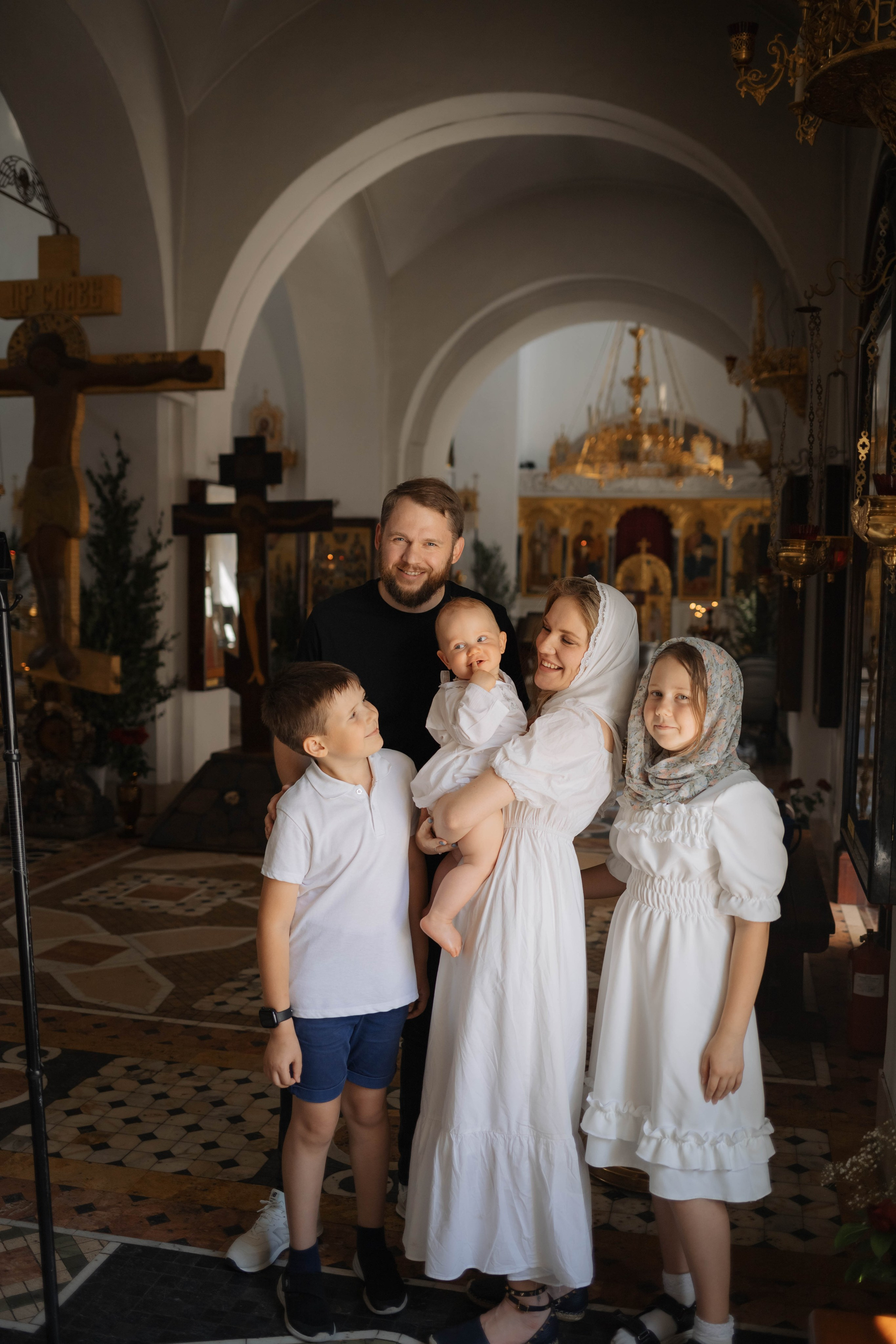Крещение Миши. Семейный и детский фотограф в Москве Александра Нараевская