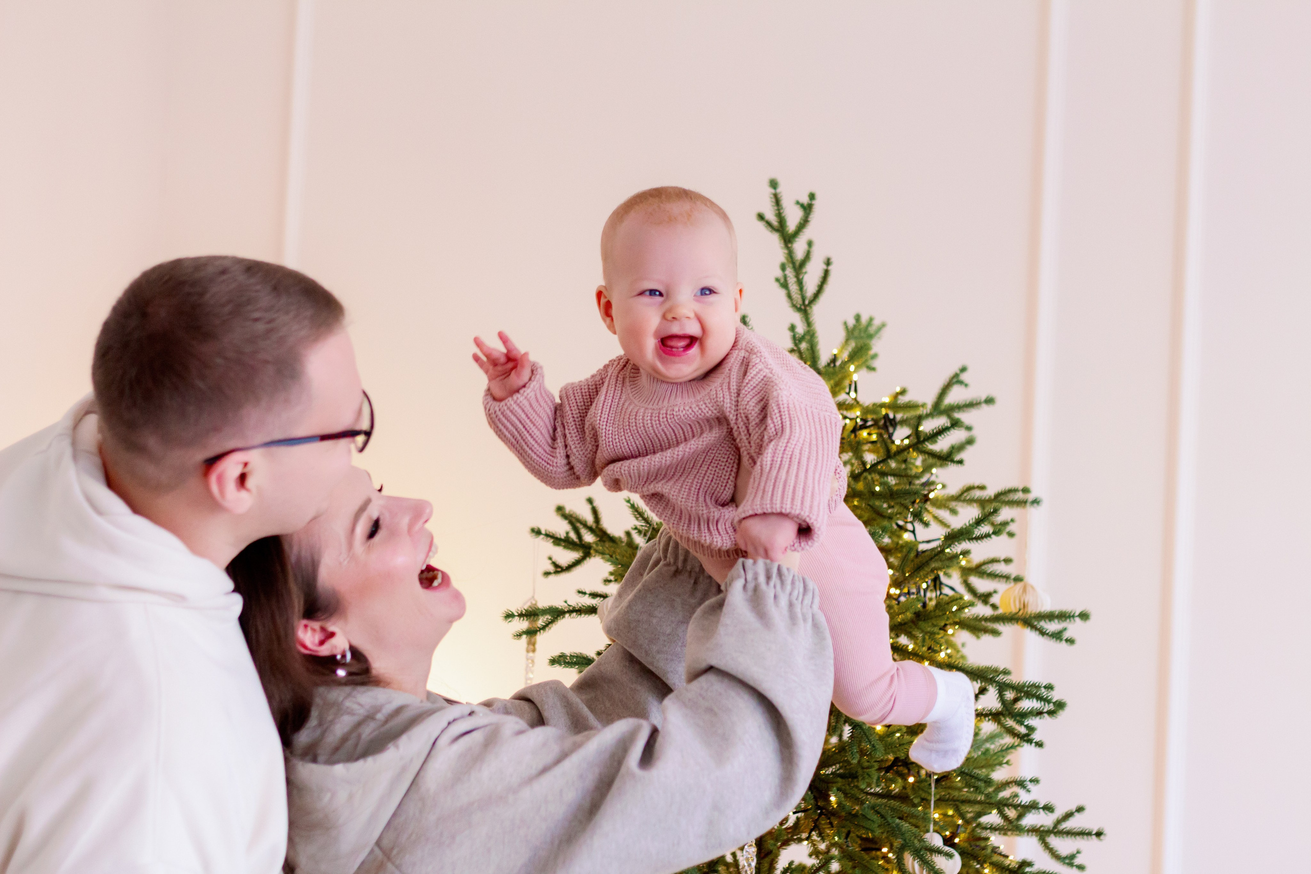 Новогодняя семейная фотосессия с малышом, Екатеринбург. Фотограф в Екатеринбурге Пойгина Елена