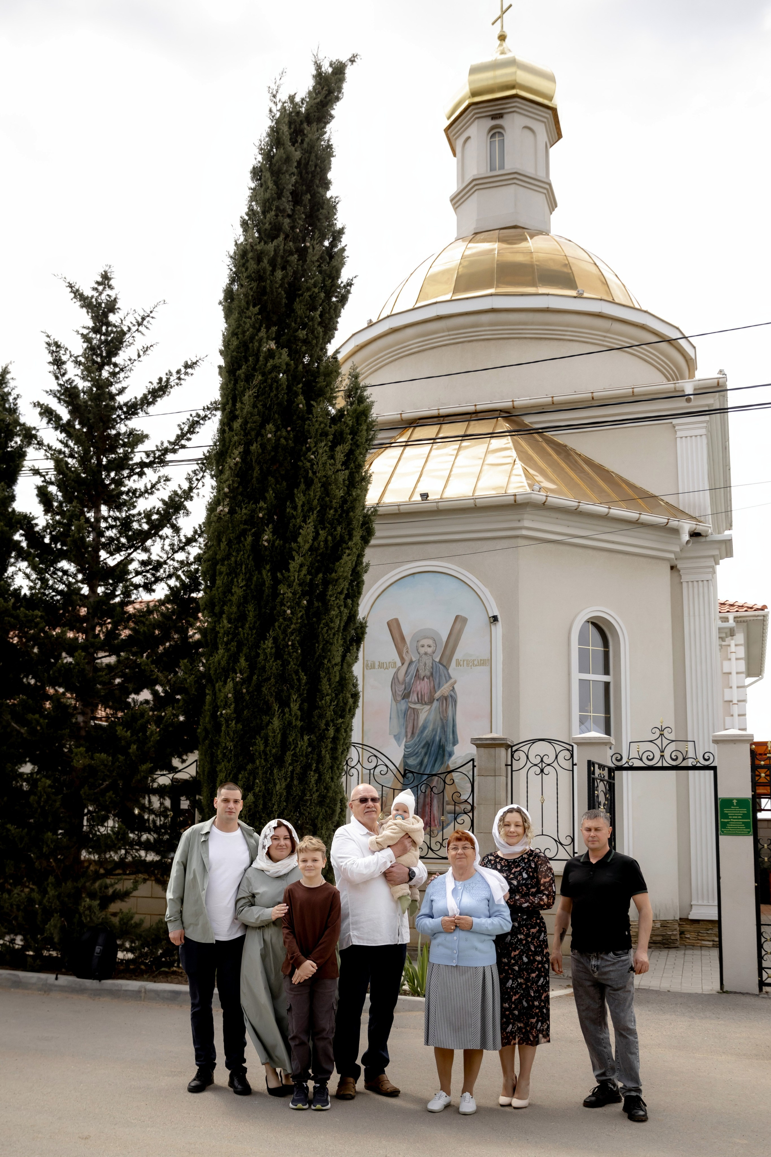 Крещение Варвары. Храм Андрея Первозванного. Свадебный и семейный фотограф в Севастополе и в Крыму Анастасия Корчак