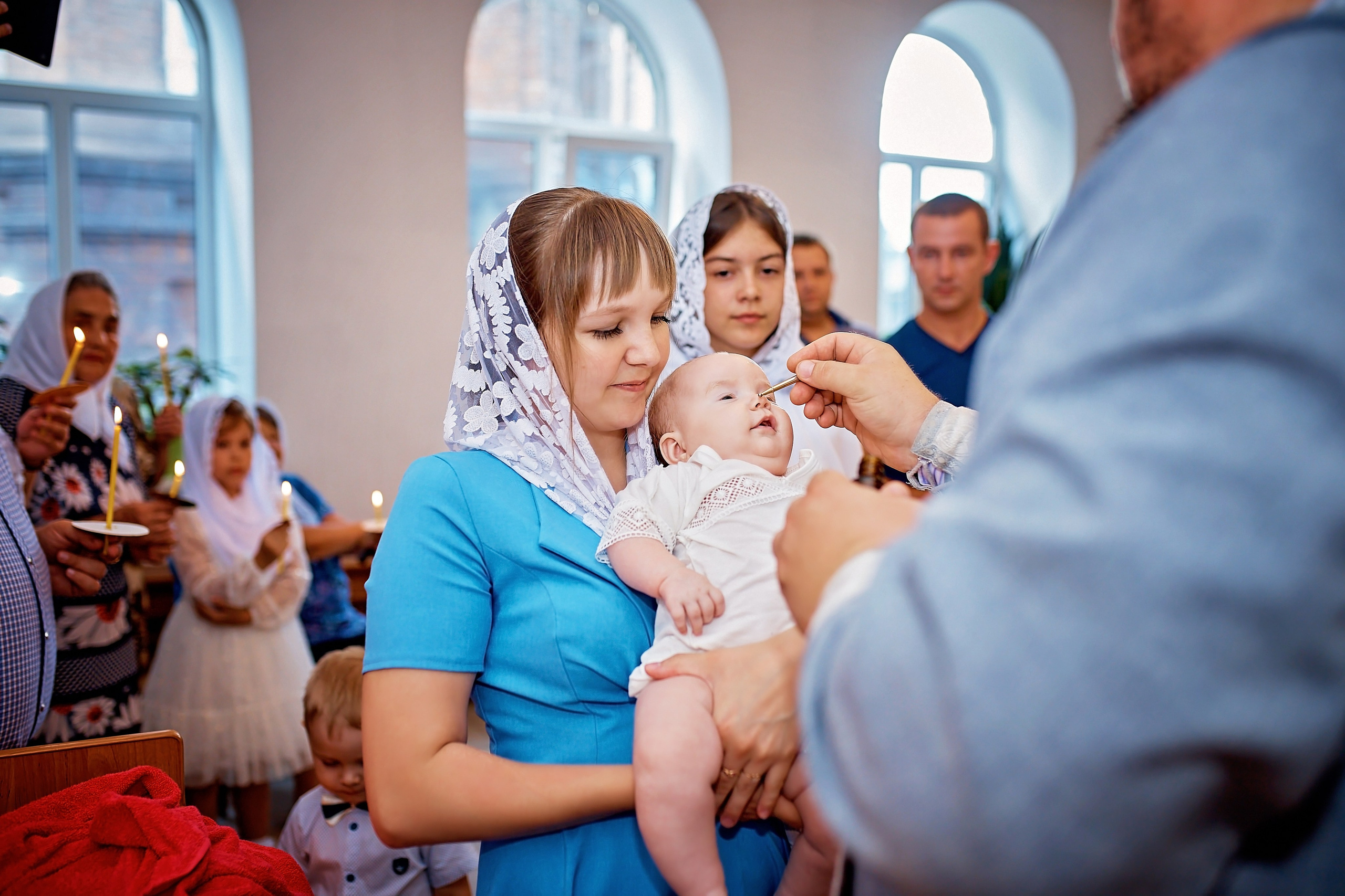 Крещение Екатерина. Фотограф на Крещение и Венчание в Барнауле
