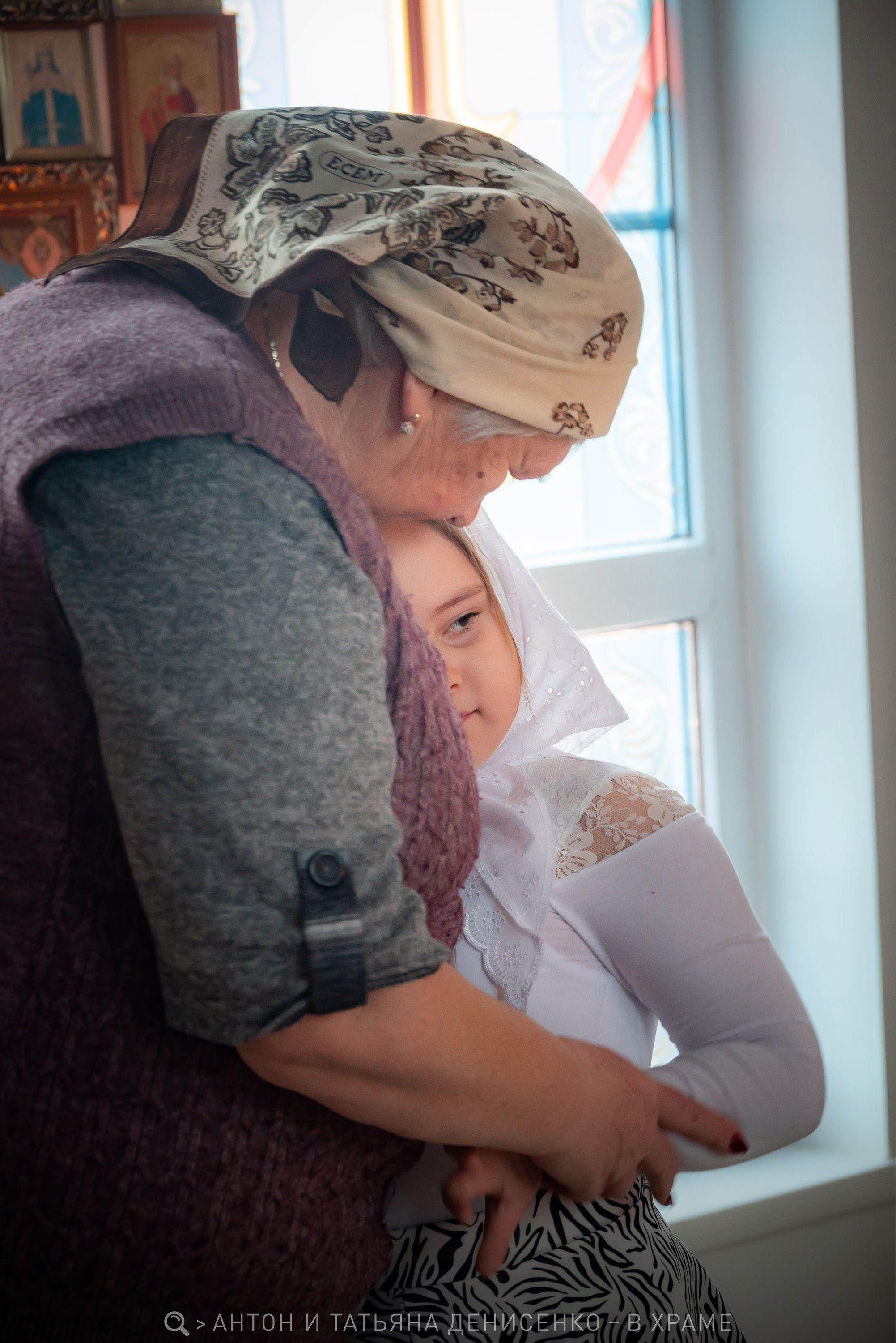 Храм Архистратига Михаила, х. Михайловский. Всенощное бдение. Антон и Татьяна Денисенко — В храме