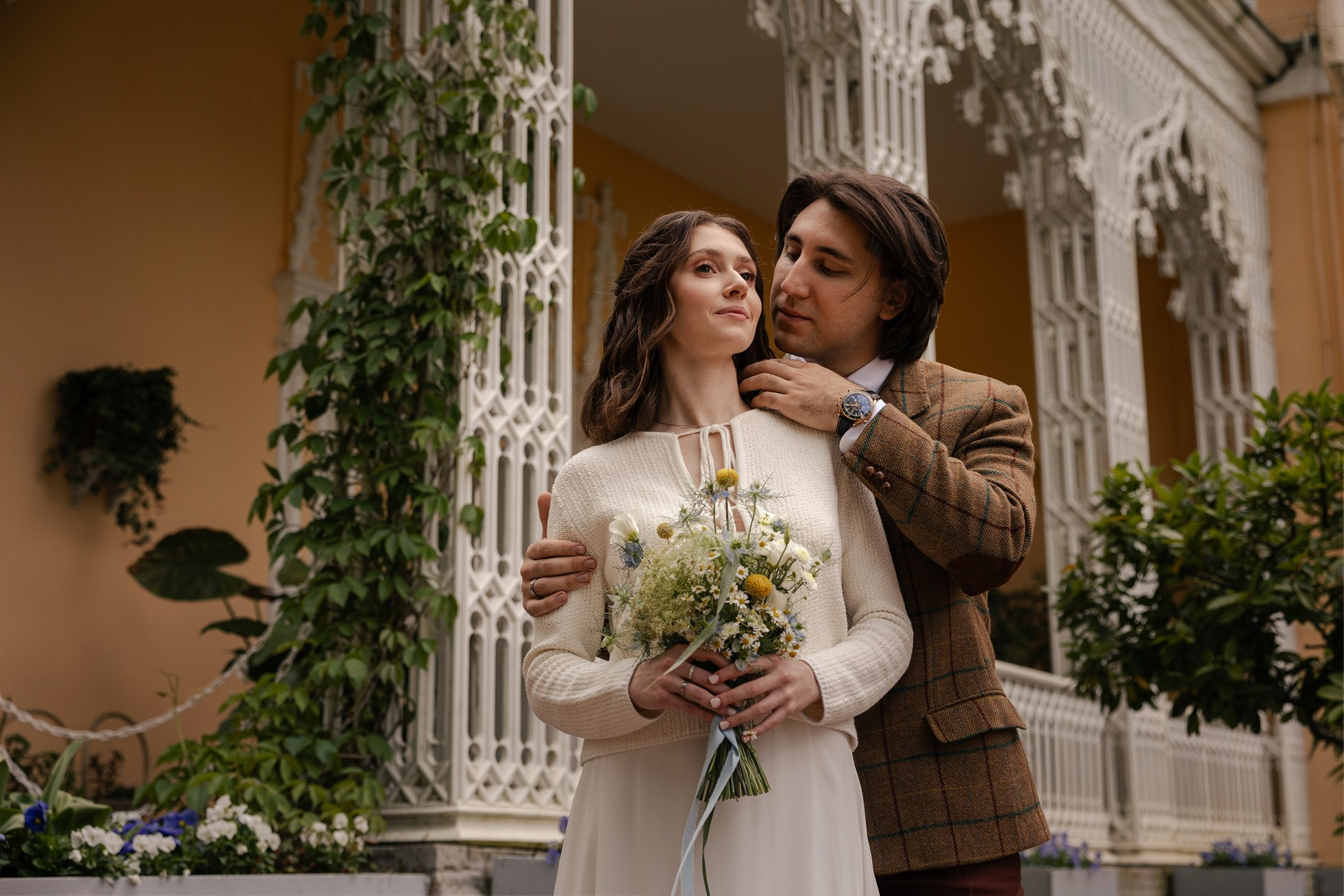 Камерная свадьба для двоих в СПб, профессиональная свадебная фотосессия