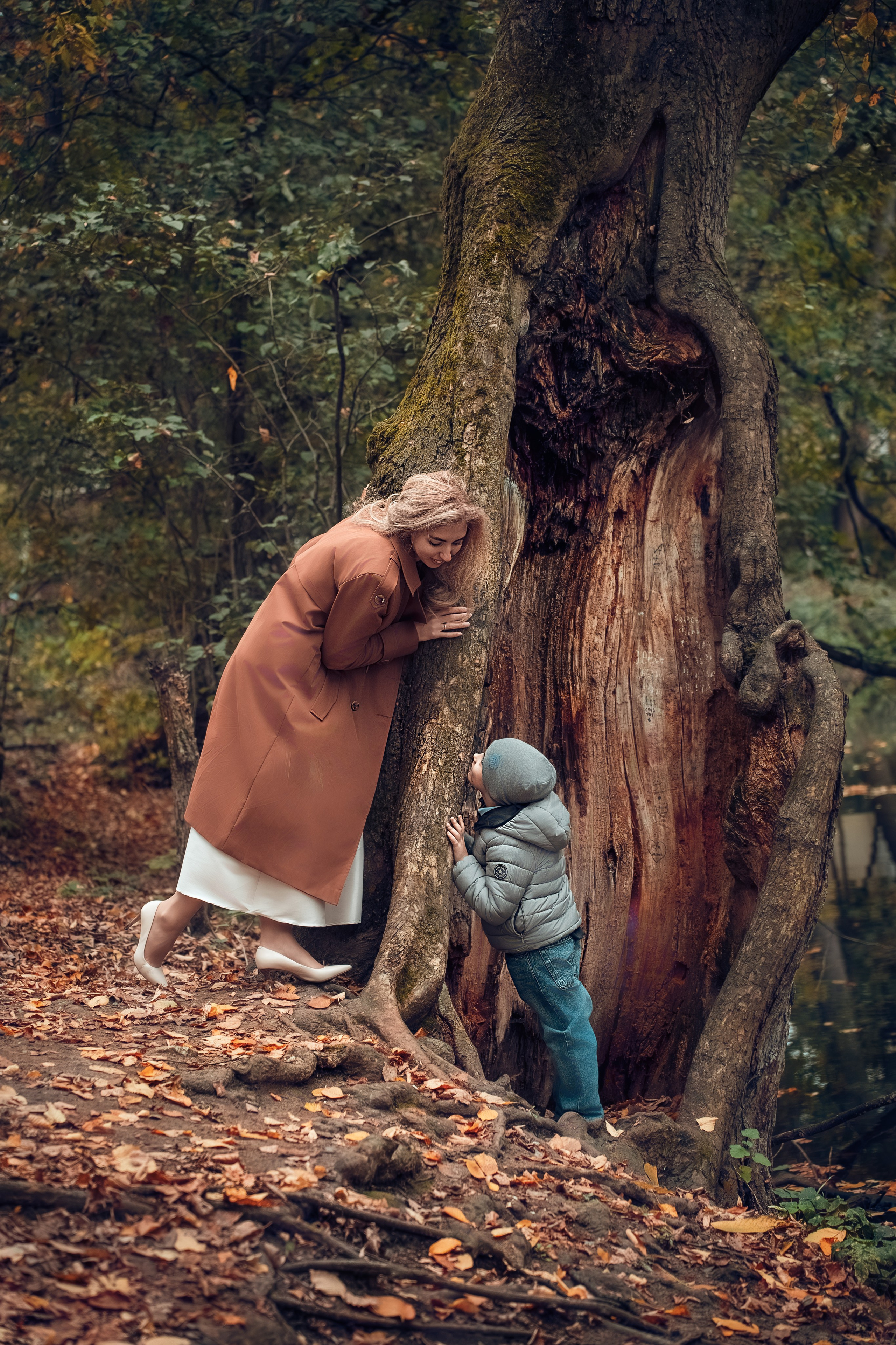 Семейный фотограф в Москве | Фотосессия семьи с детьми Юлия, Дмитрий и Костя
