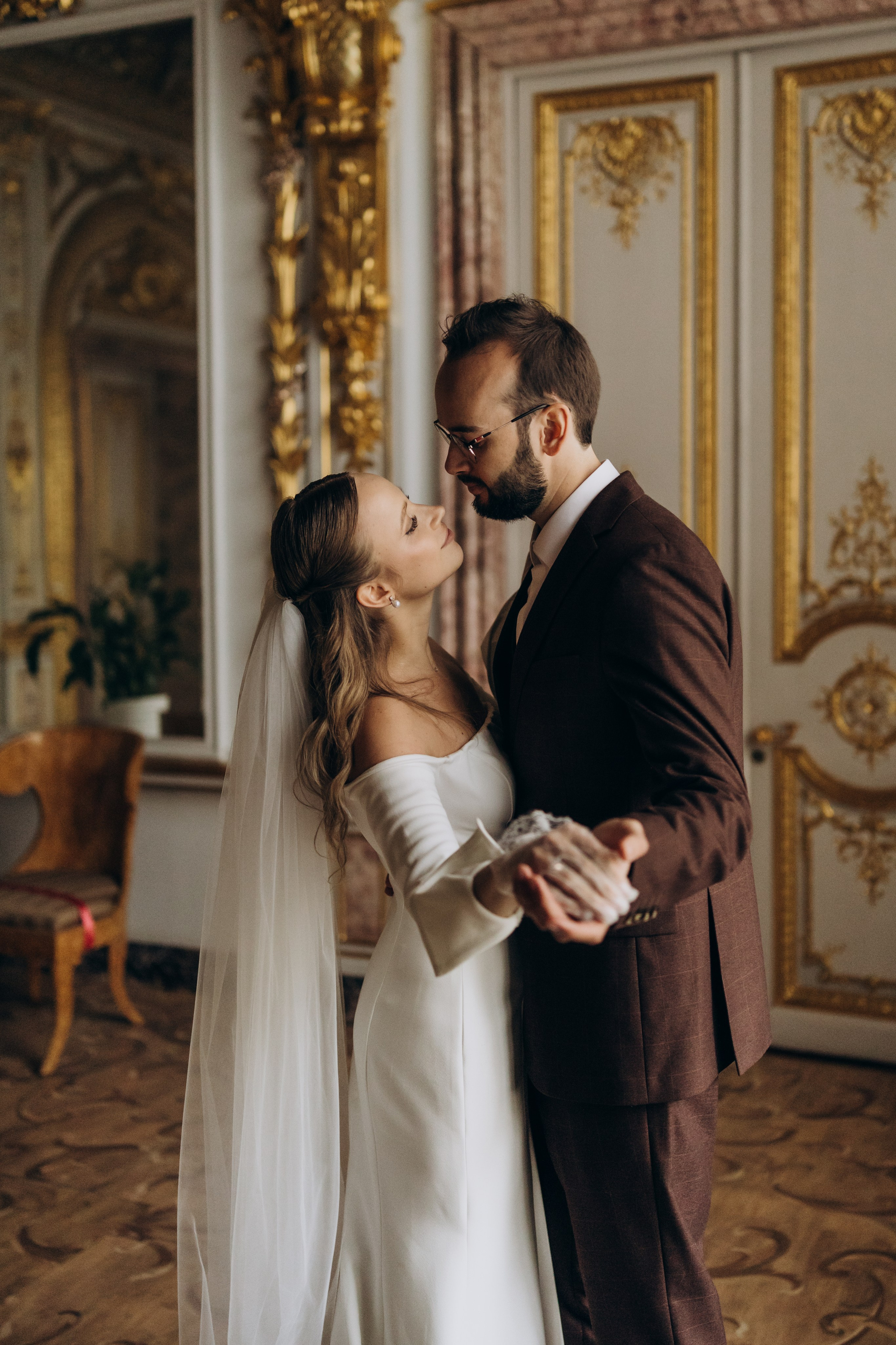 Юра и Полина | 2-й дворец и Половцова. Свадебный и love story фотограф в Санкт-Петербурге