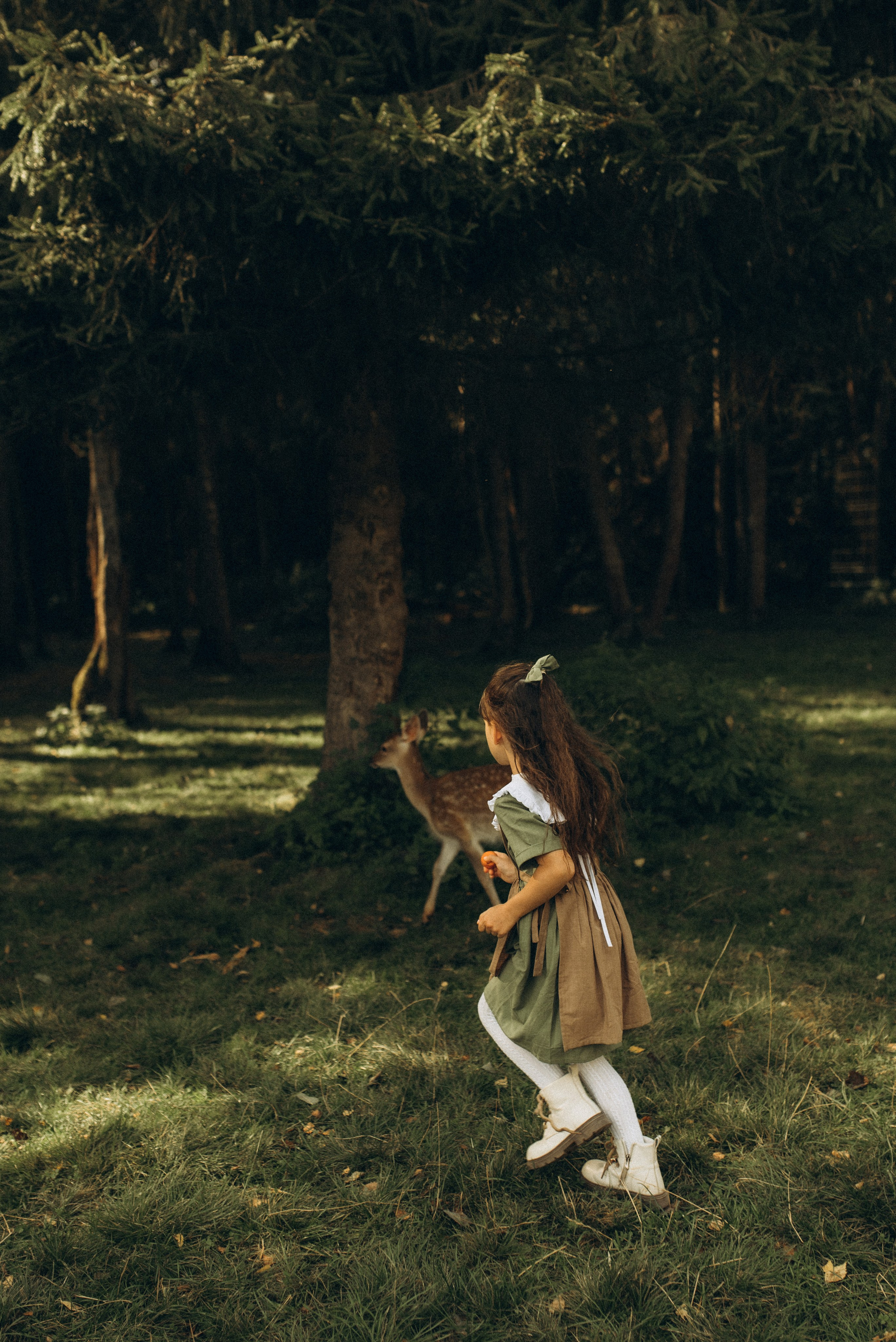 Прогулка к оленям. Семейный фотограф в Москве Екатерина Север
