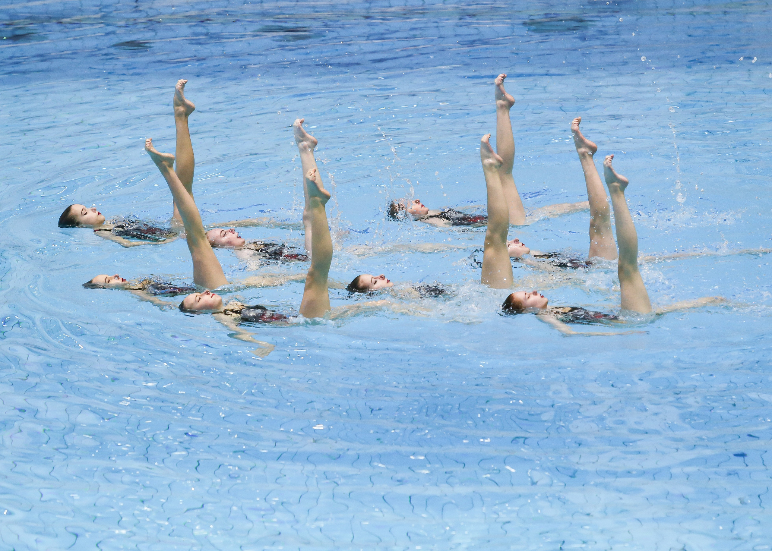 Первенство России по синхронному плаванию. Техническая программа. Группы. Репортажный фотограф в Москве