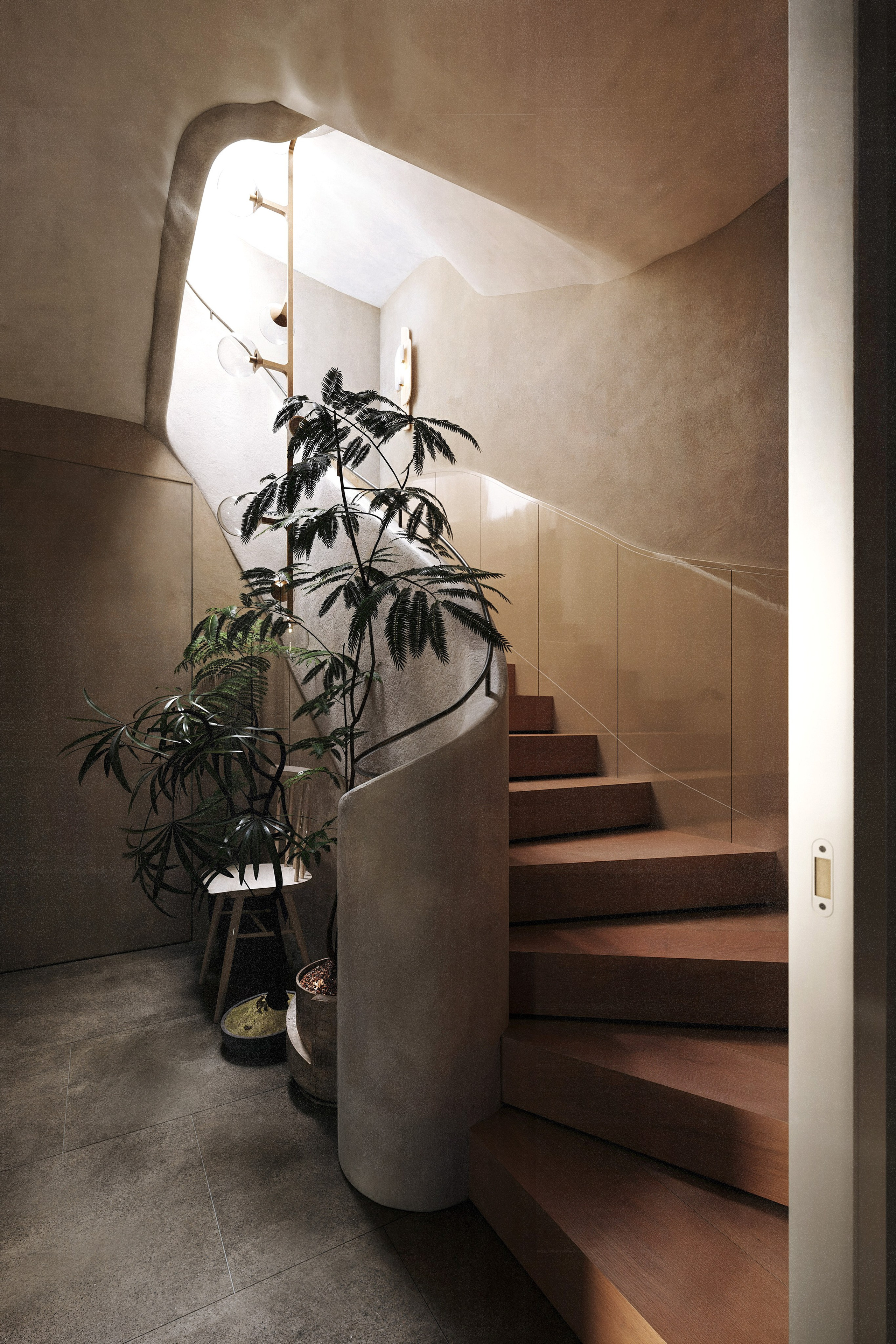 Alliot+Maudet buro livingroom. Визуализации Дизайн проектов