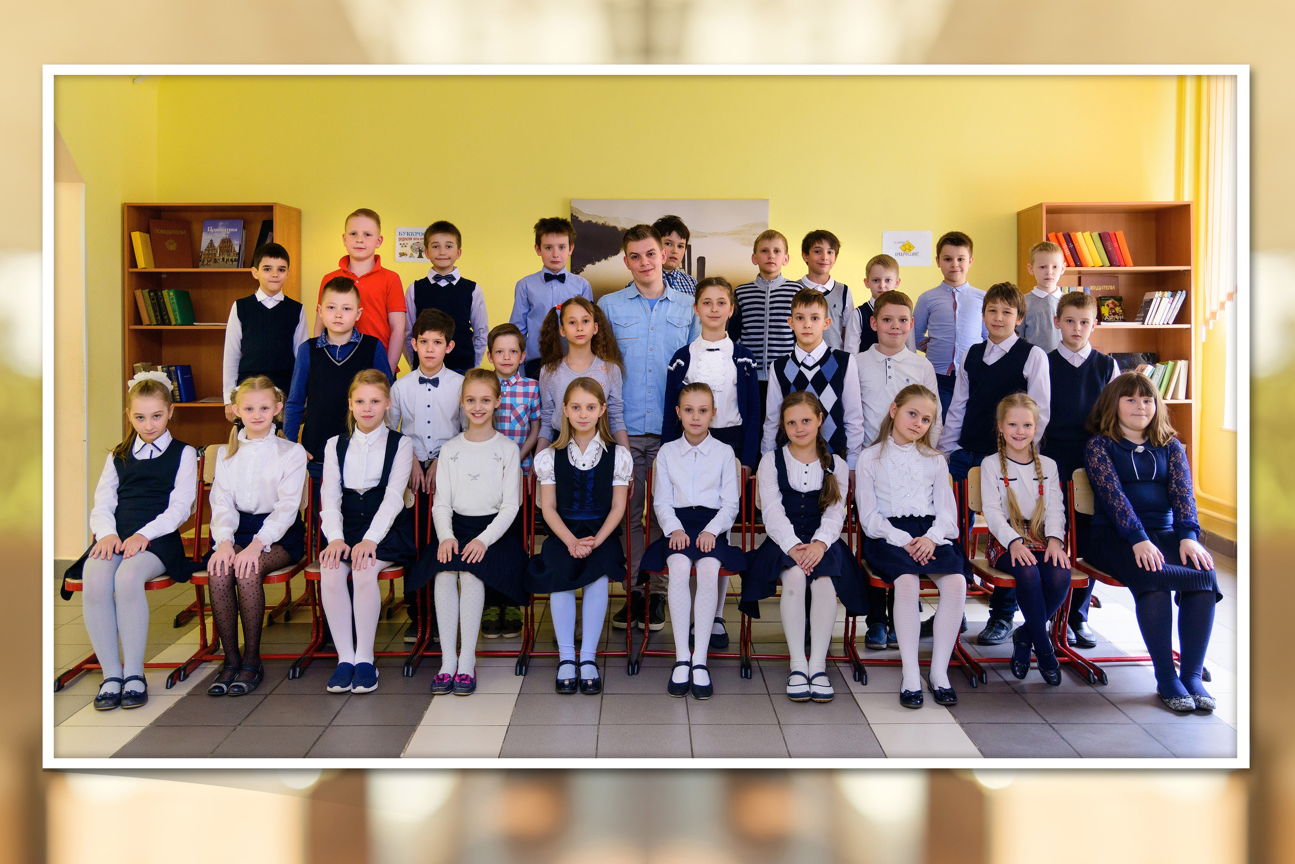 Школьный фотоальбом «Цветные карандаши». Фотограф Анастасия Дерий. Каталожная фотосъёмка в Москве