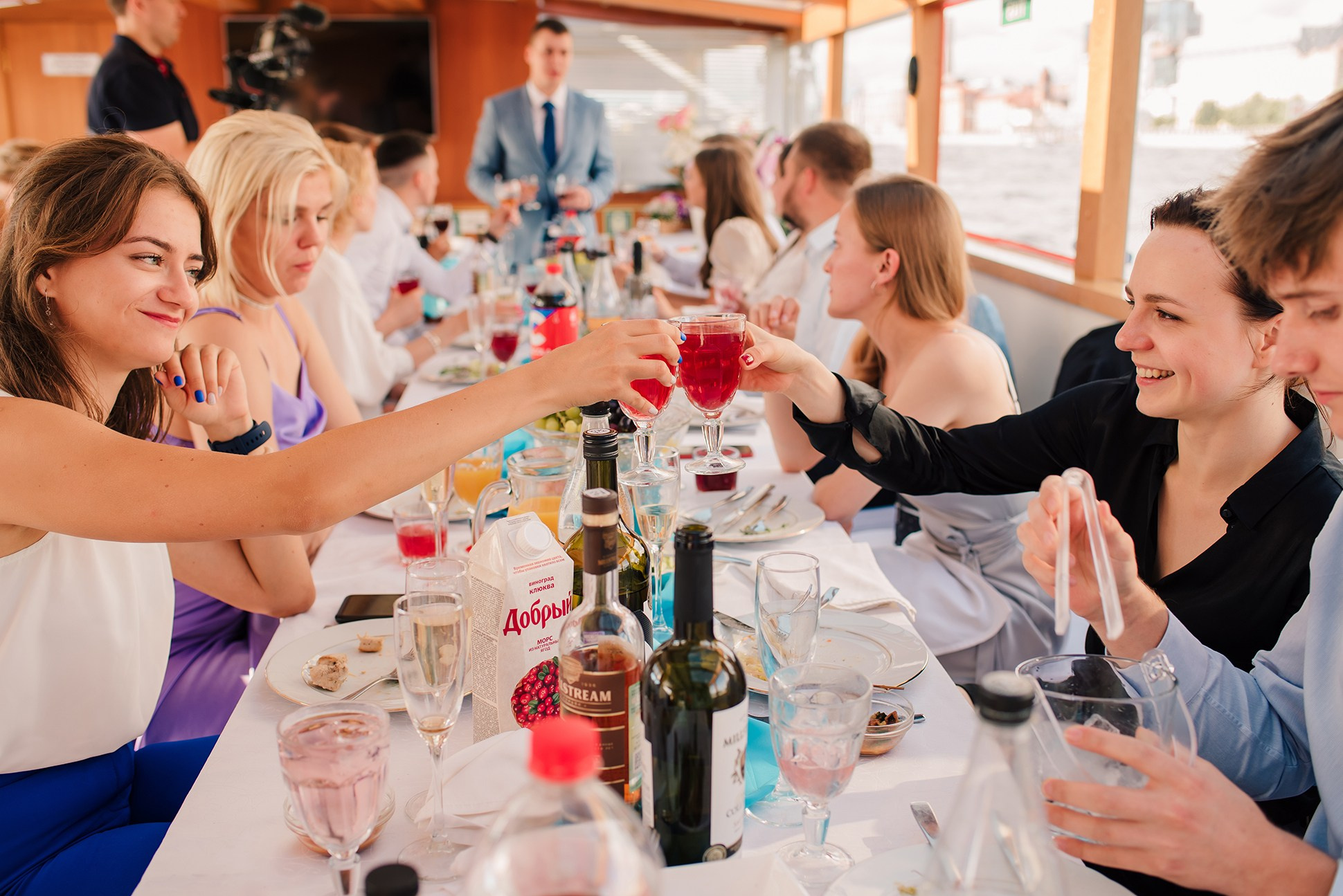 Юля и Андрей. Банкет на воде. Семейный и Свадебный фотограф. Санкт-Петербург. Пушкин