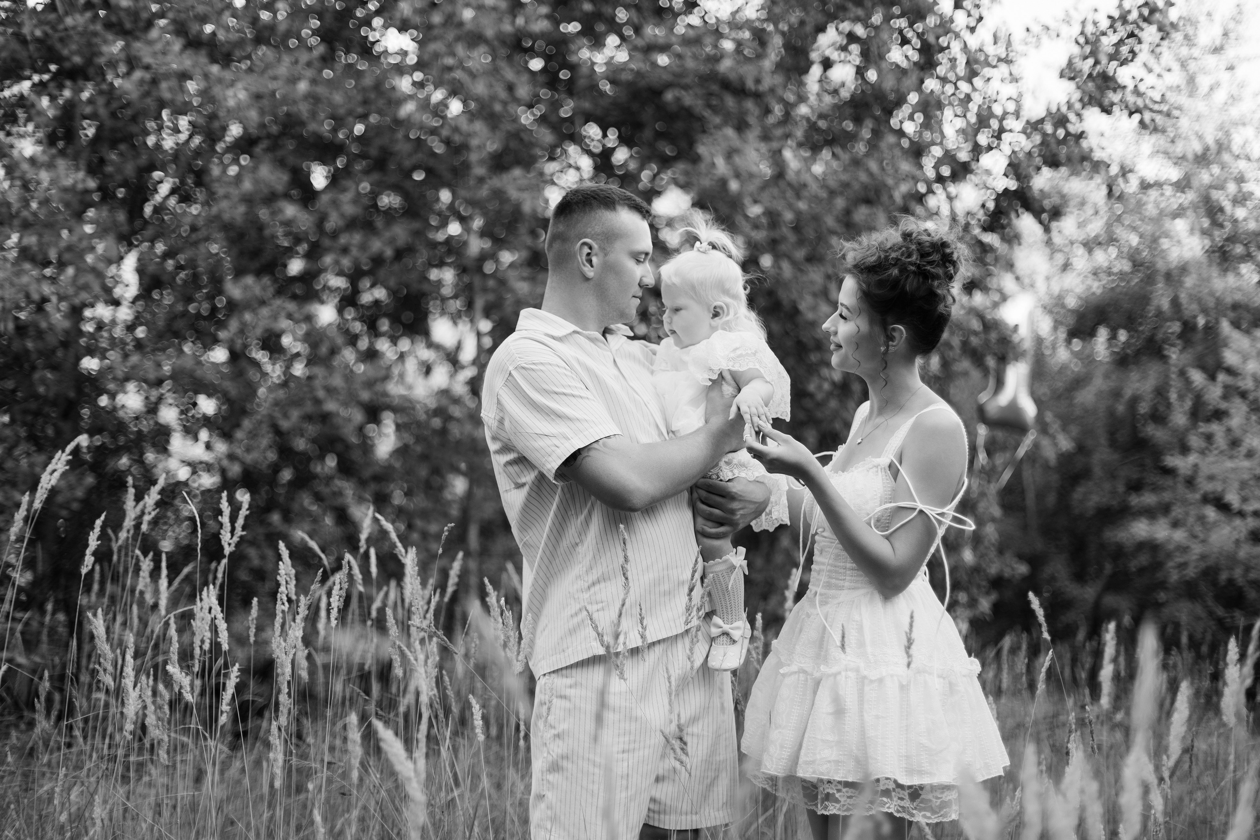Ева и любимые родители. Свадебный и семейный фотограф в городе Воронеж. Ирина Боловина