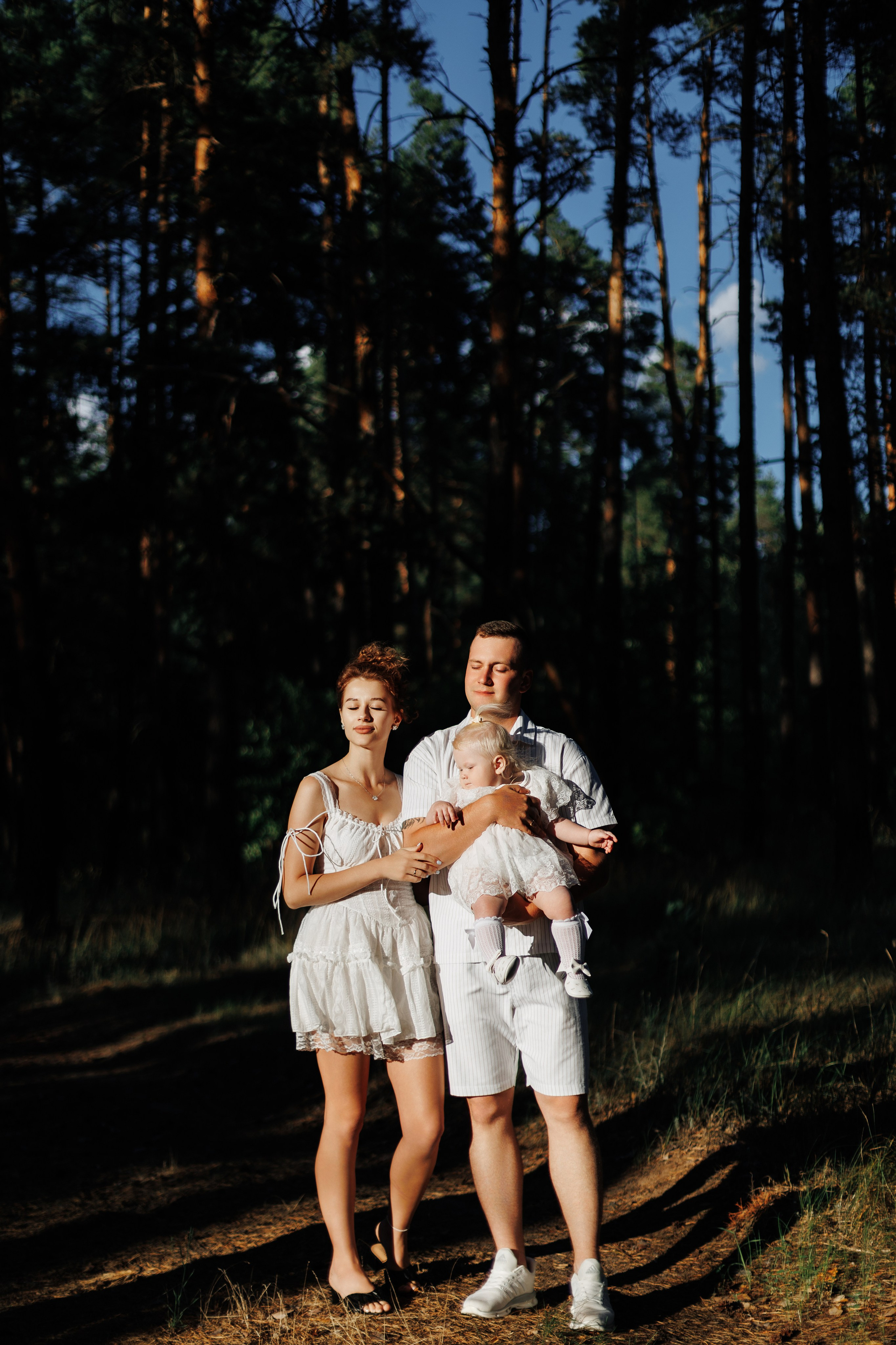 Ева и любимые родители. Свадебный и семейный фотограф в городе Воронеж. Ирина Боловина