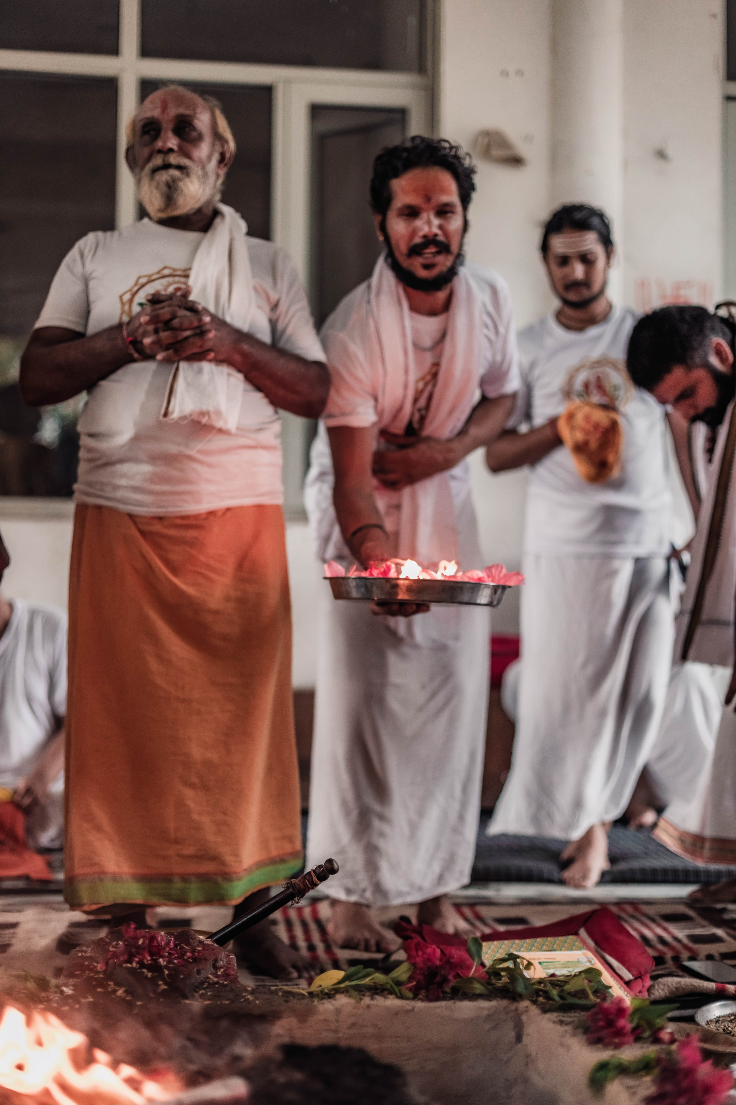 Pitri Paksha yagyas & poojas Devraha Baba ji ashram. Mariam Bagdasaryan