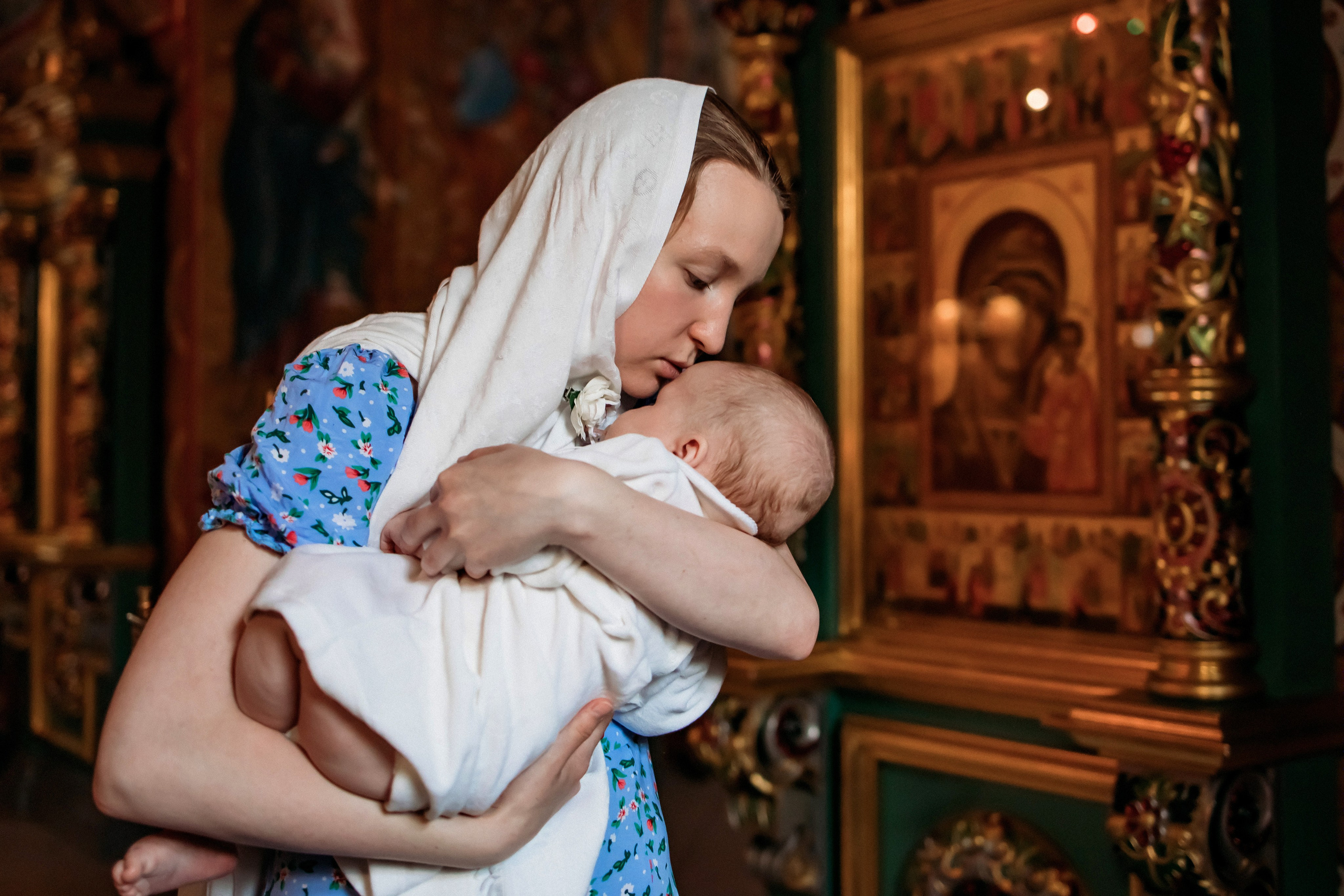 Крещение Вали. Семейный фотограф и видеограф Попова Юлия