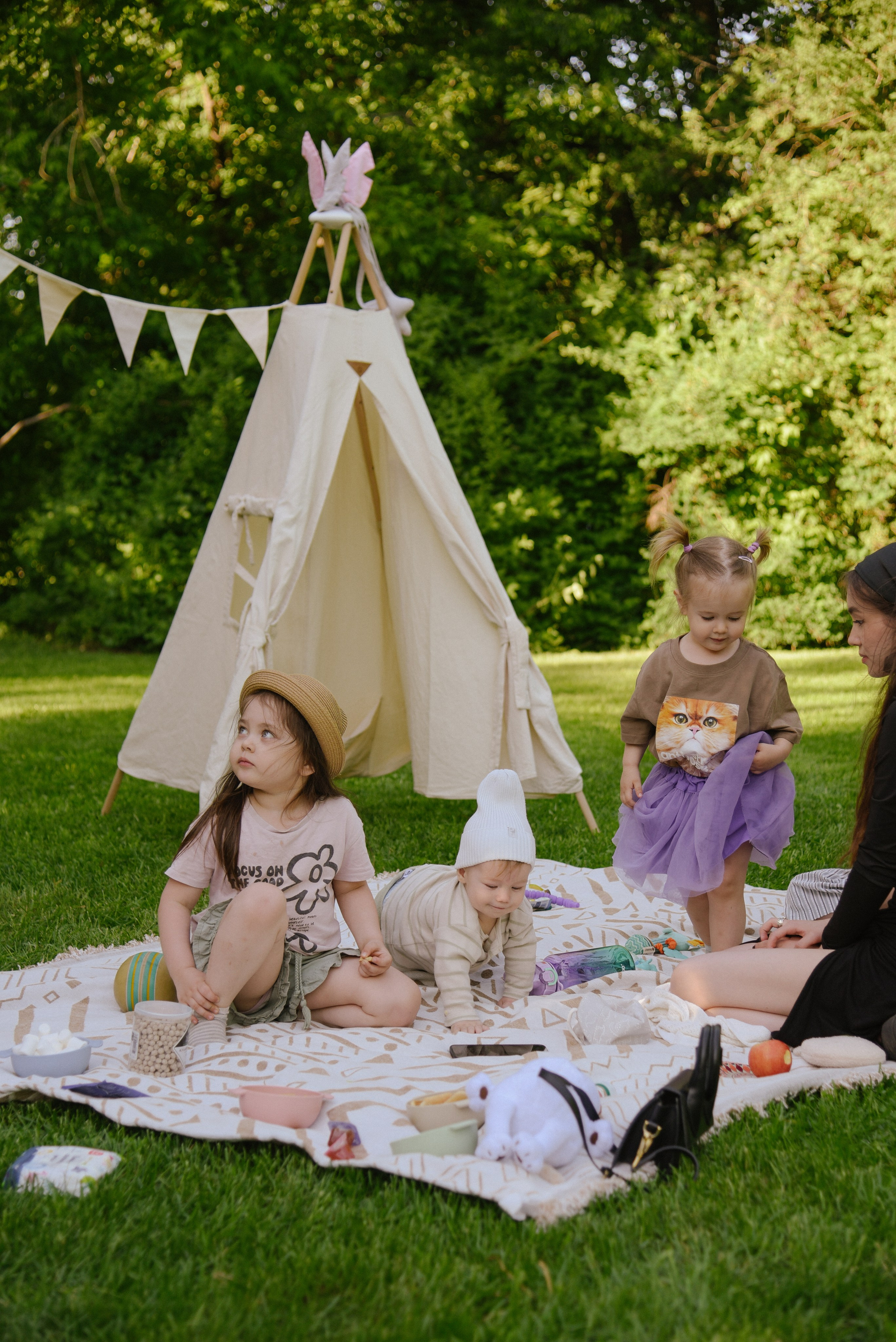 Мамский пикник. Фотограф Лола Волна, город Москва