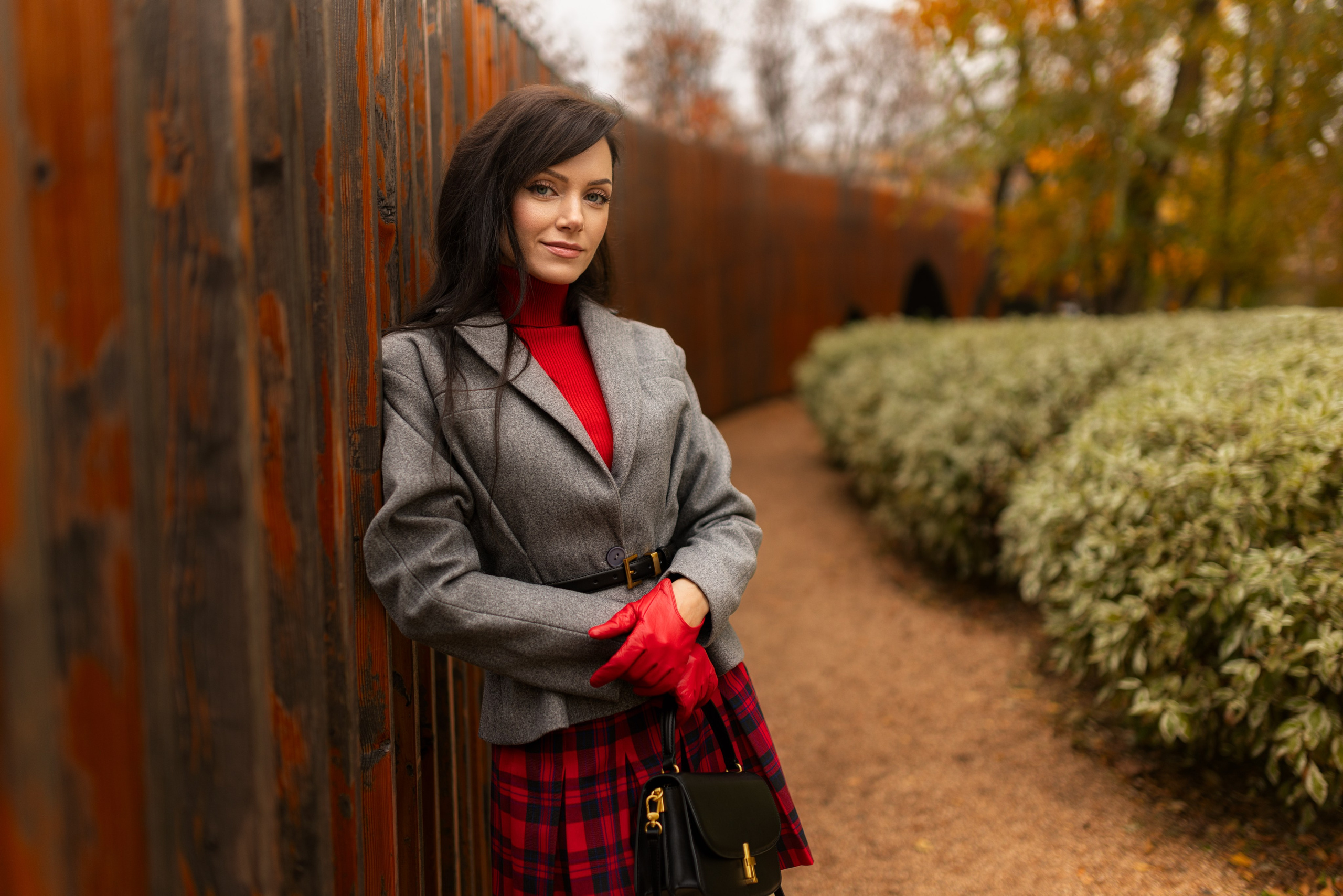 Фотосет с Екатериной в парке на осеннюю тему для «себя»