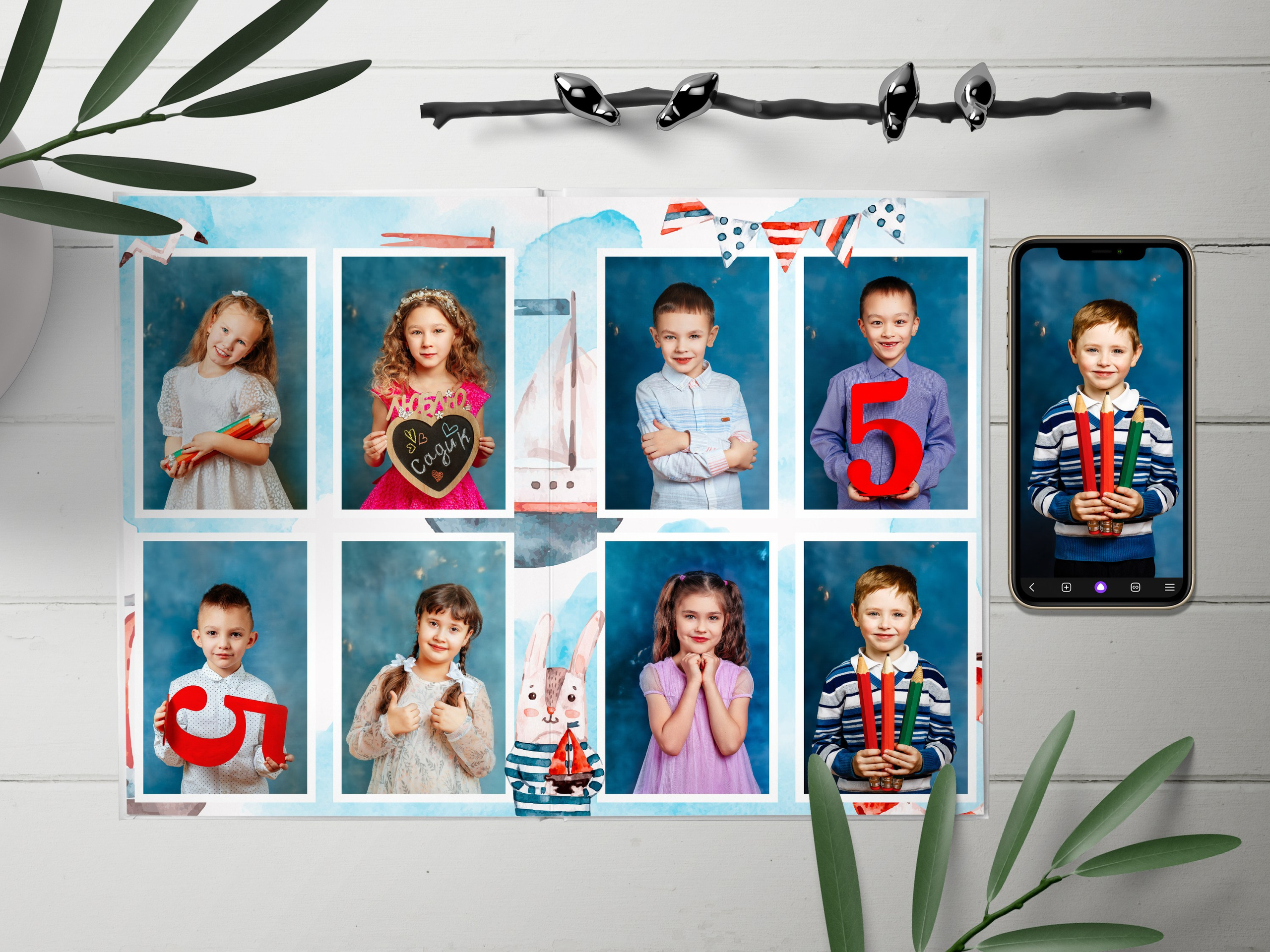 Выпускные альбомы с оживающей фотографией