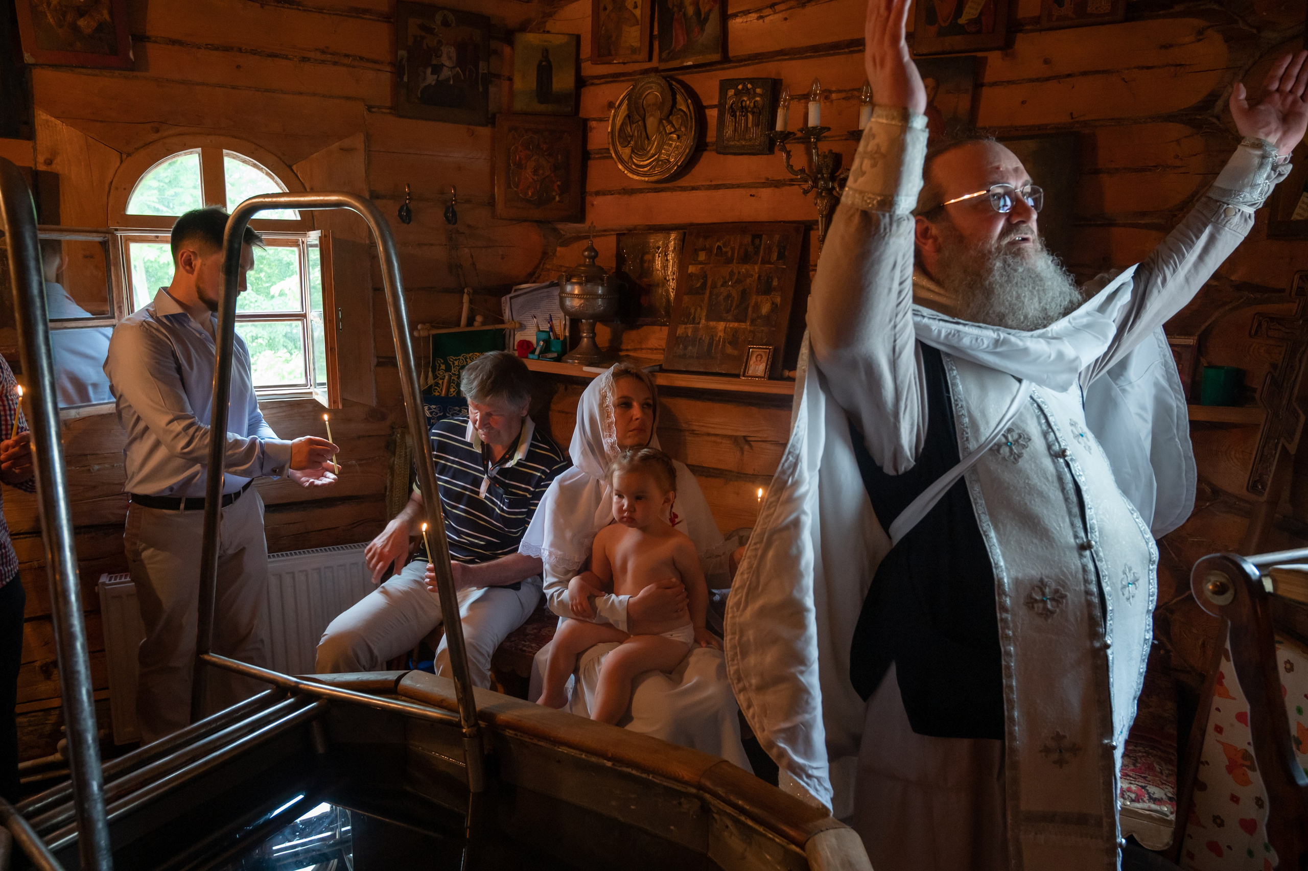 Крещение Марии храм на Мосфильмовской. Фотограф Алёна Мил