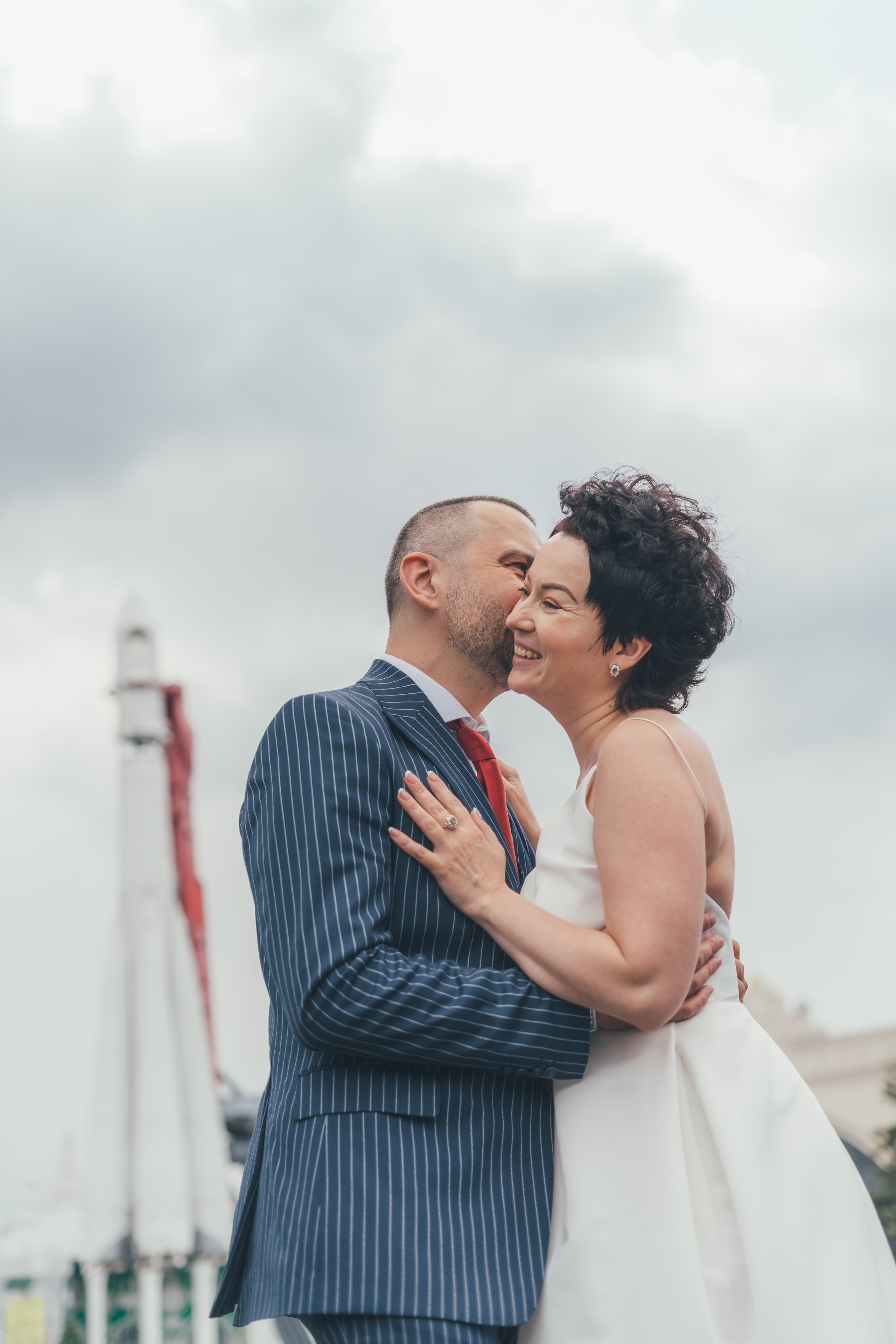 Ольга и Андрей, ЗАГС Железнодорожный, ВДНХ ресторан Московское небо. Наталья Дукалова фотограф Щелково Королев Пушкино Москва Балашиха