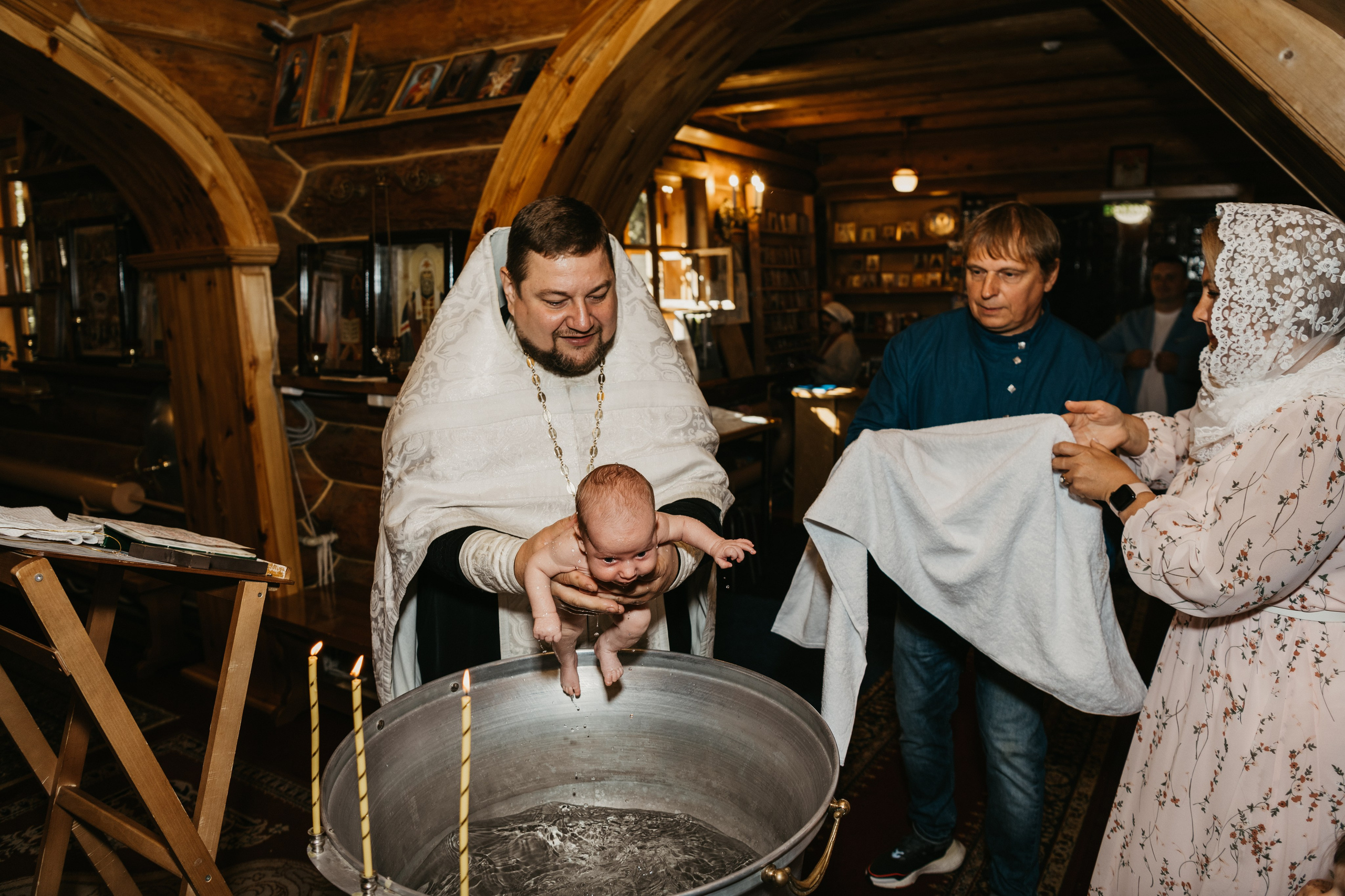 Крещение Елизаветы. Фотограф на выписку из роддома в Москве и МО