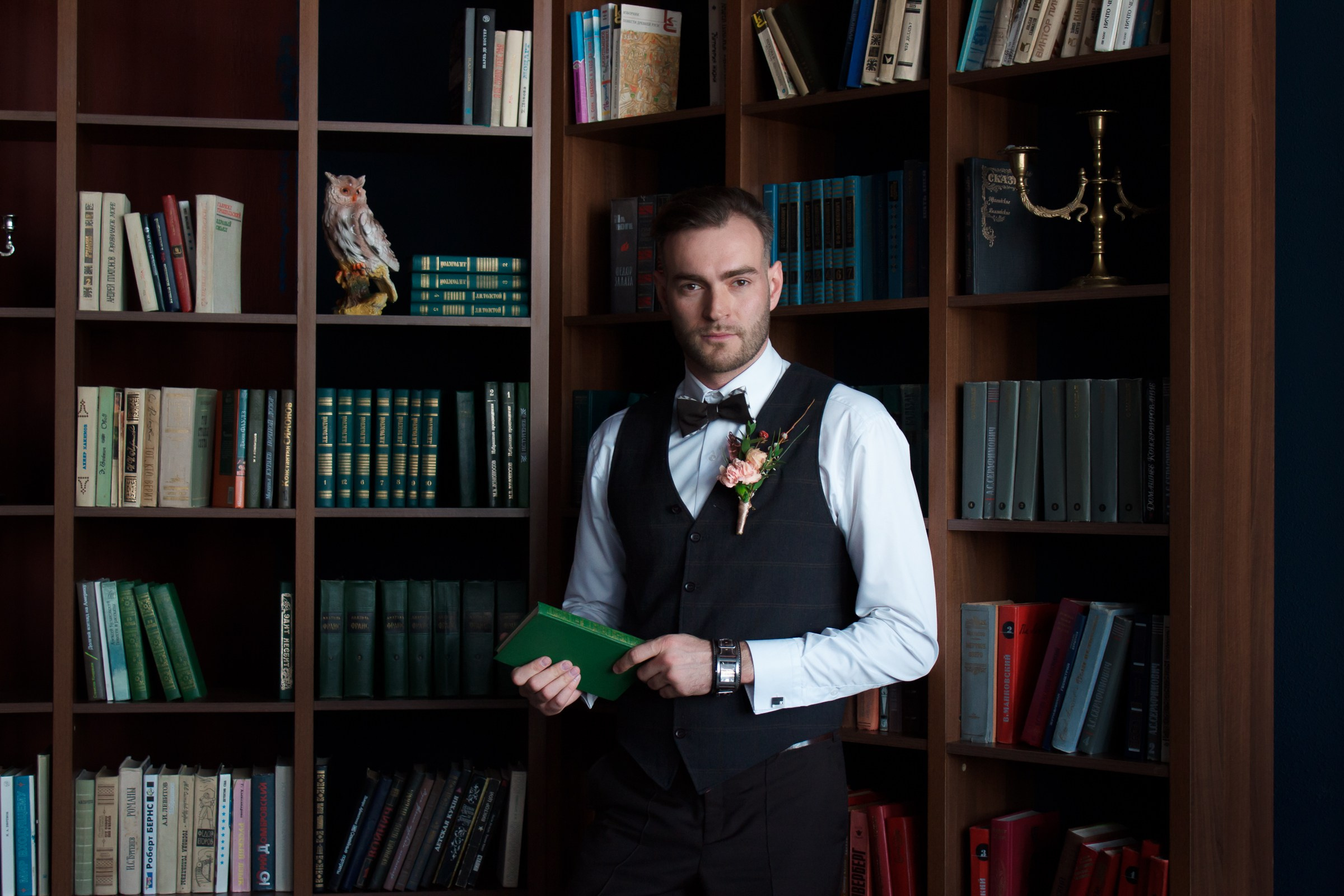 Свадебная фотосессия с совой. Главная