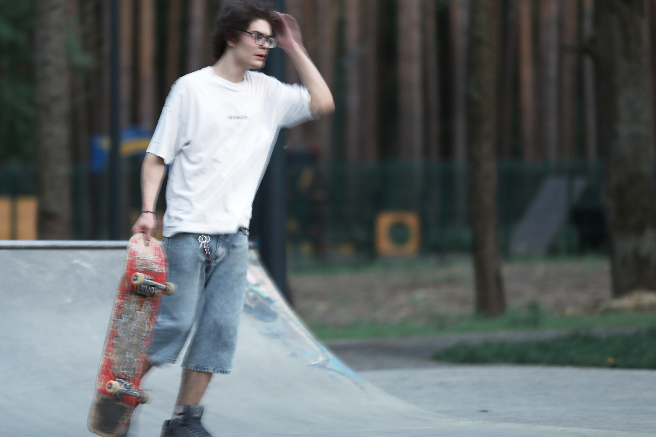Blue hour in a skatepark. Фотограф Антонина Гудкова