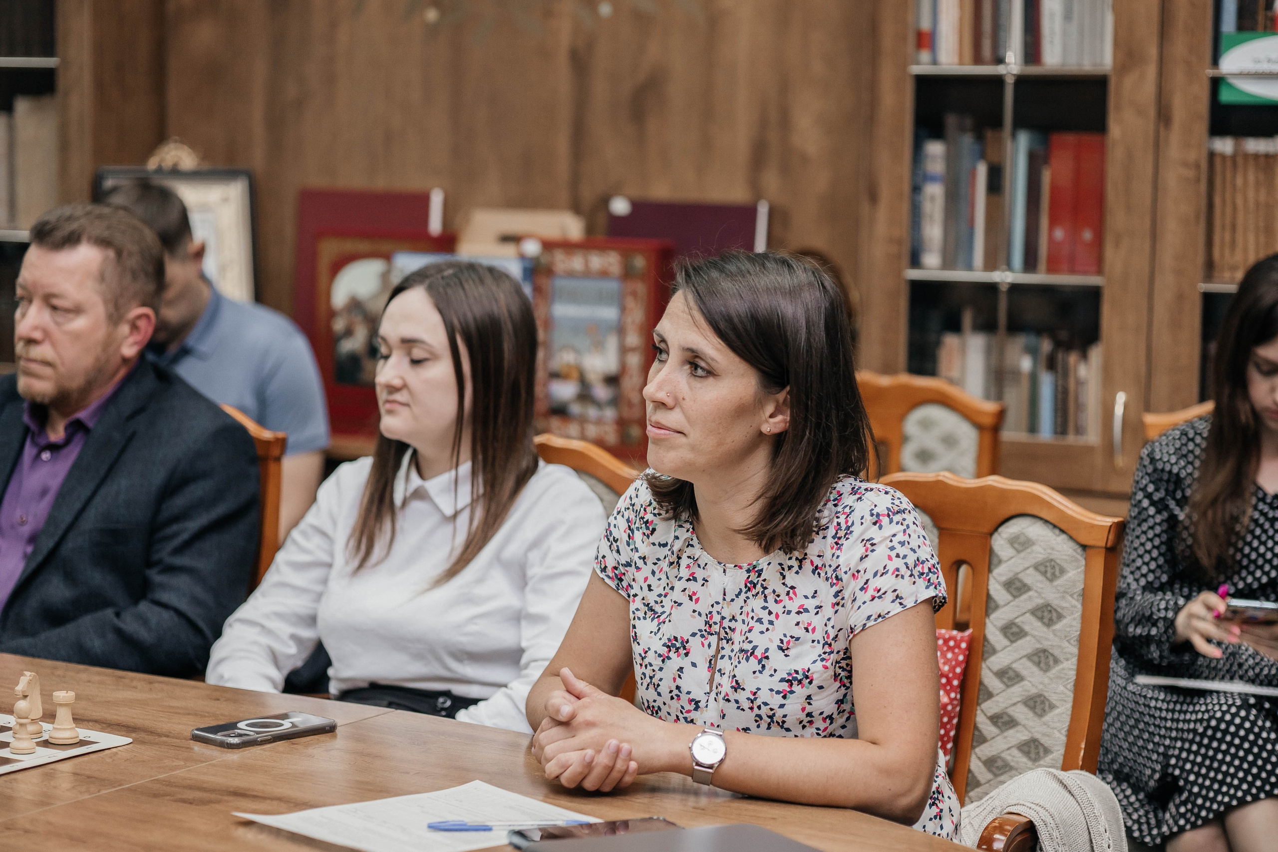 Награждение шахматной федерации